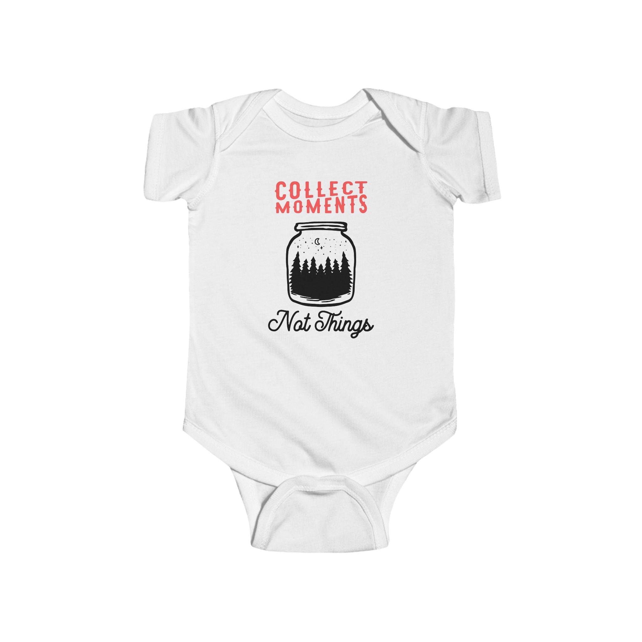 Infant Bodysuit - Collect Moments not things Design