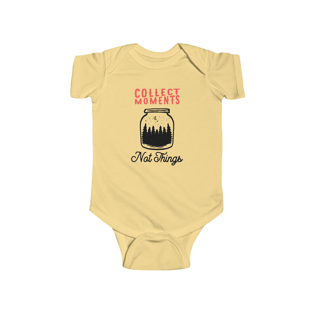 Infant Bodysuit - Collect Moments not things Design