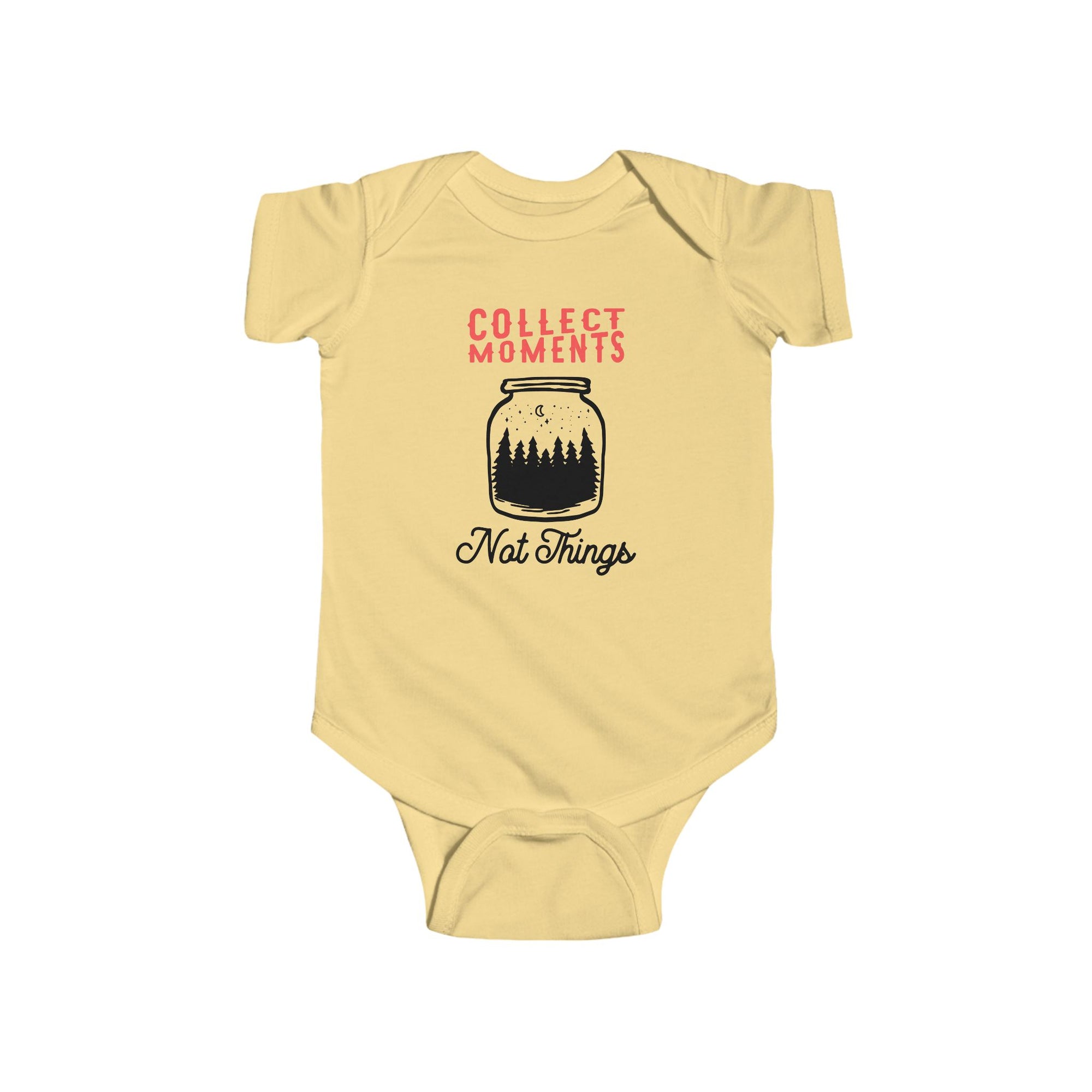 Infant Bodysuit - Collect Moments not things Design