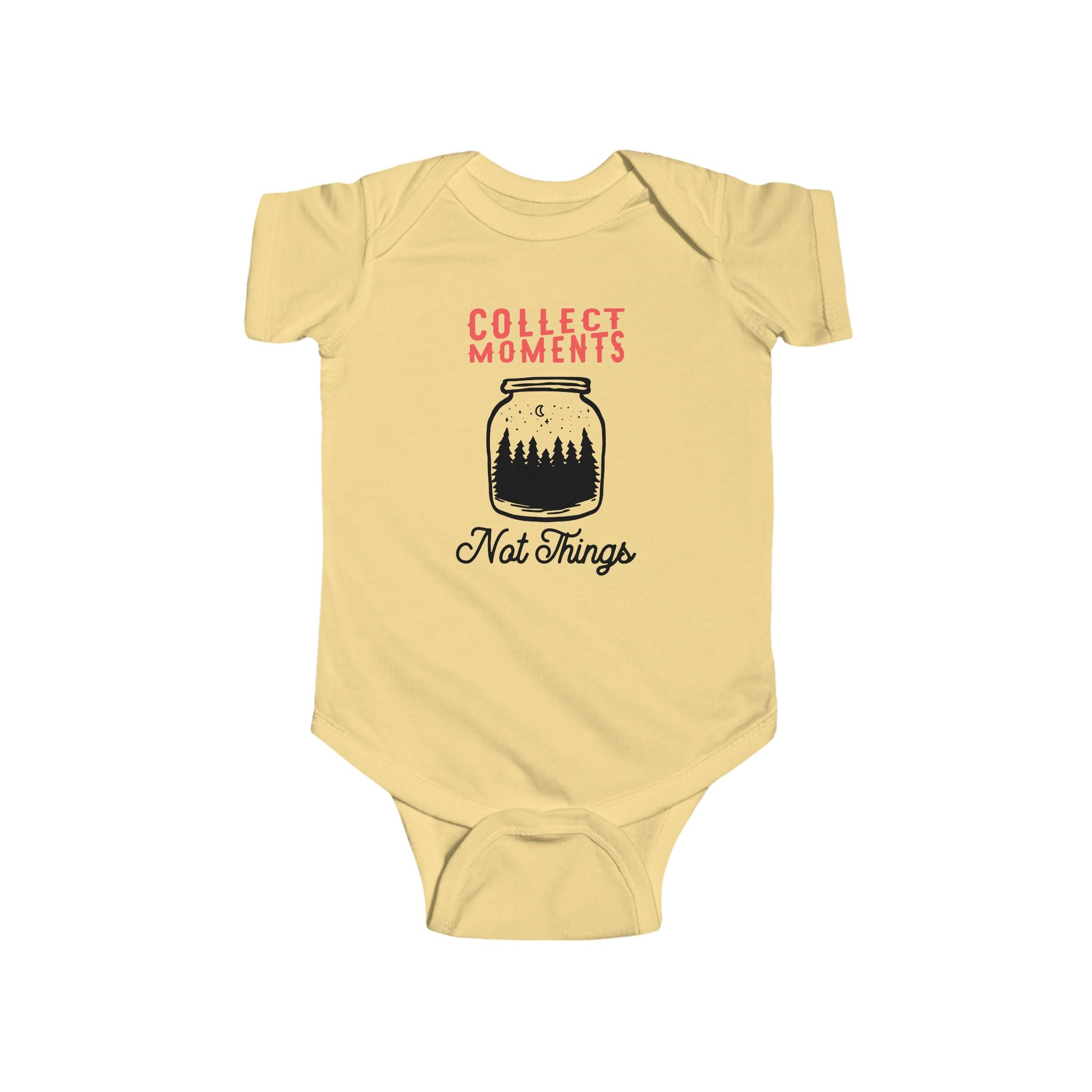 Infant Bodysuit - Collect Moments not things Design