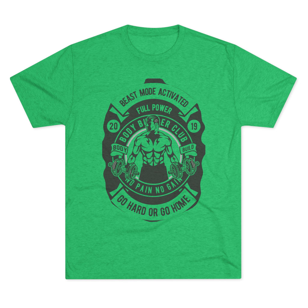 Beast Mode Activated Crew Tee | Gym Shirt, Fitness Apparel, Body Builder Gift, Workout Top, No Pain No Gain Tee