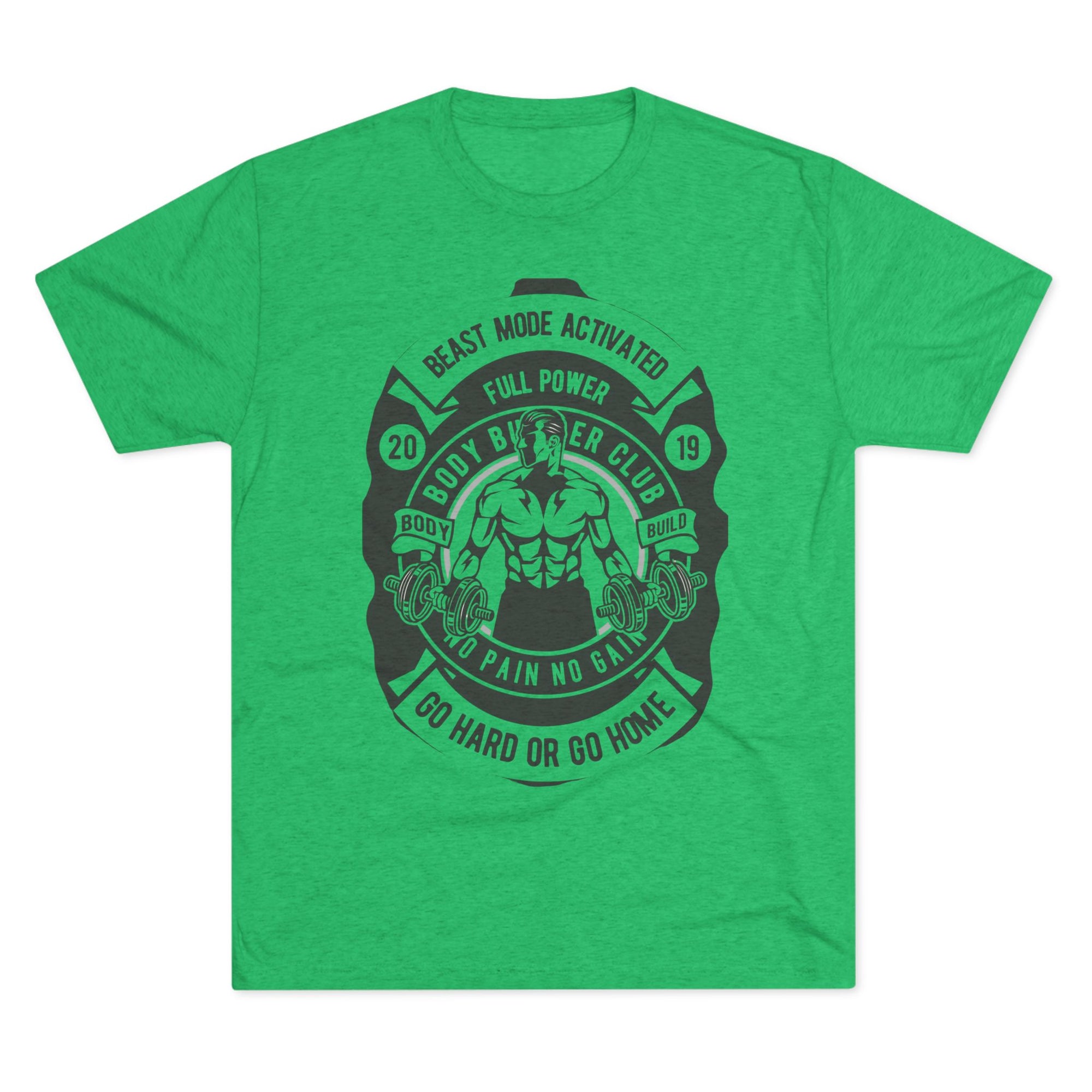 Beast Mode Activated Crew Tee | Gym Shirt, Fitness Apparel, Body Builder Gift, Workout Top, No Pain No Gain Tee