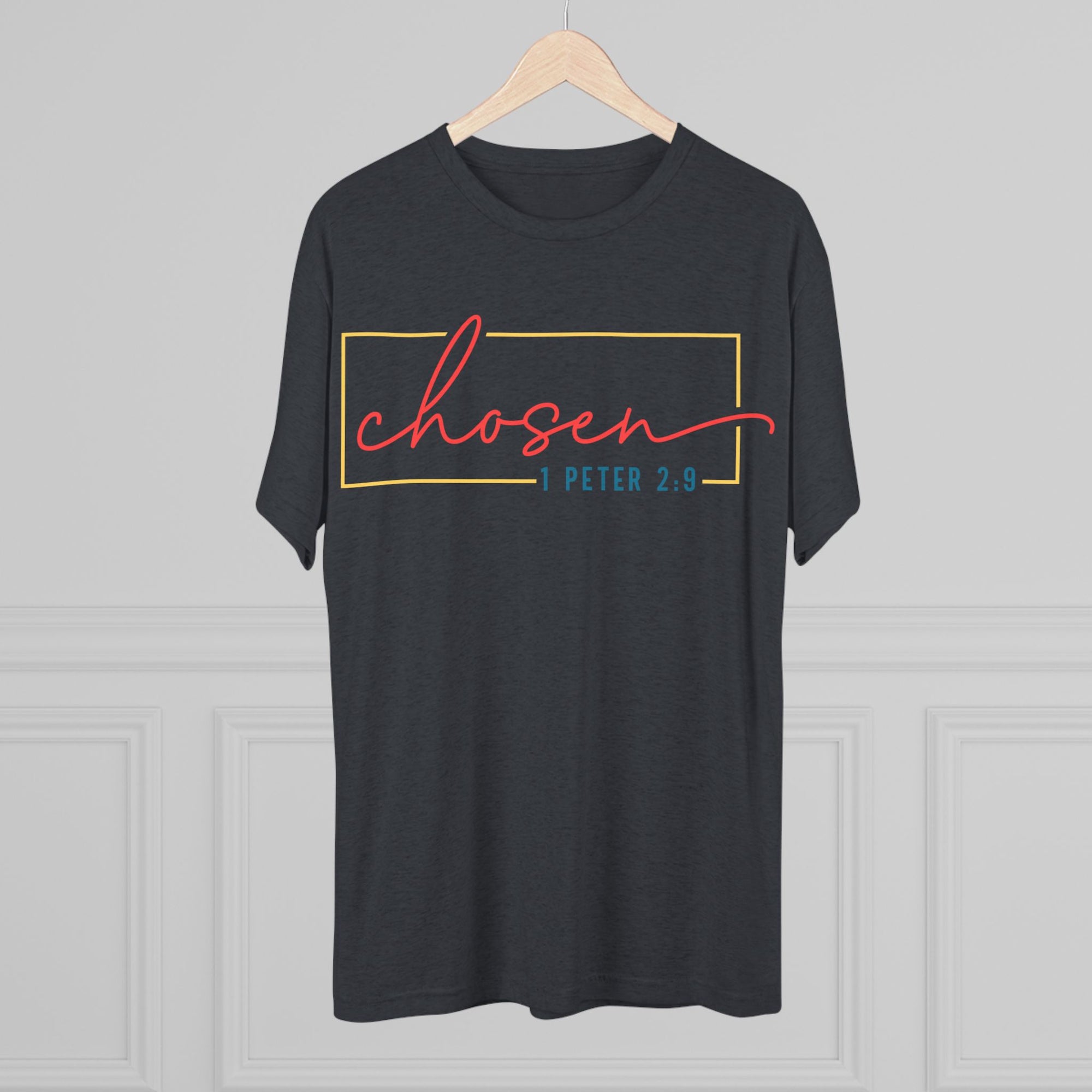 Faith-Inspired Unisex Tee, Chosen Comfort Shirt, Inspirational Crew T-Shirt, Casual Daily Wear, Gift for Believers