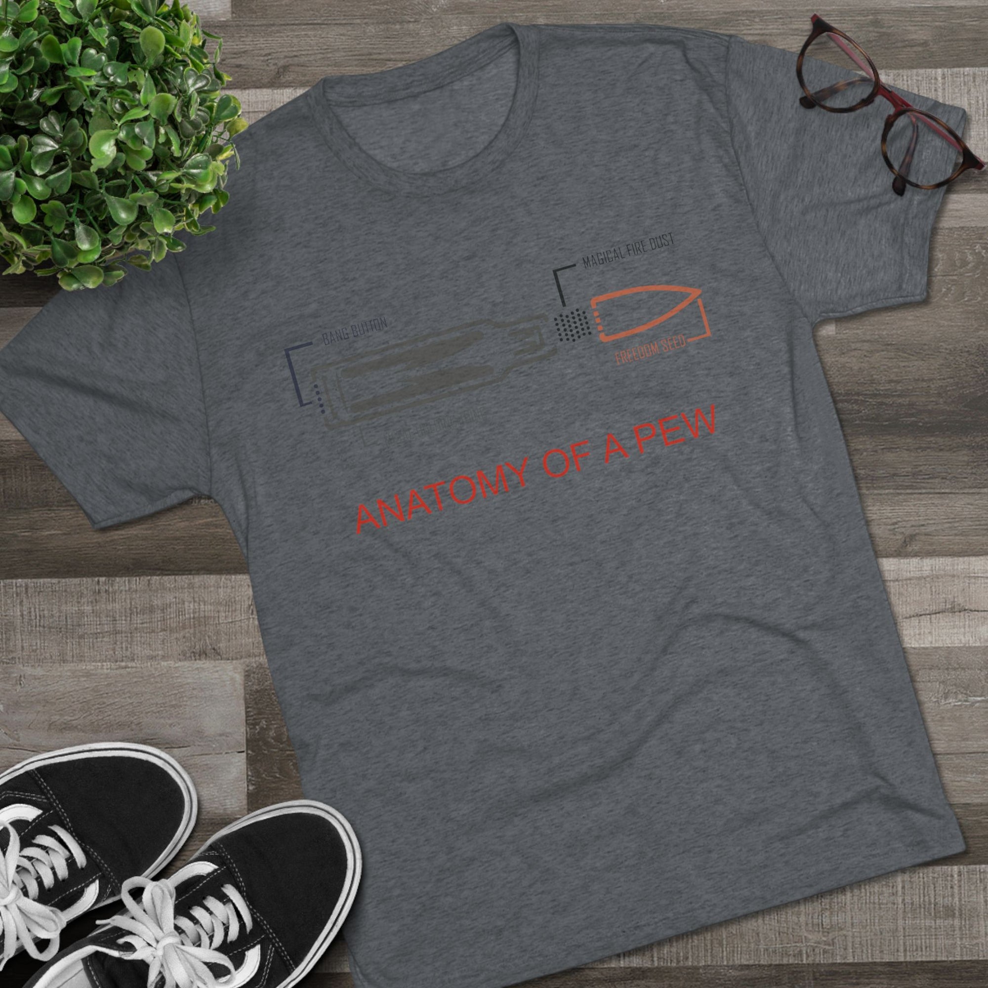 Unisex Tee - Anatomy of Pew Design