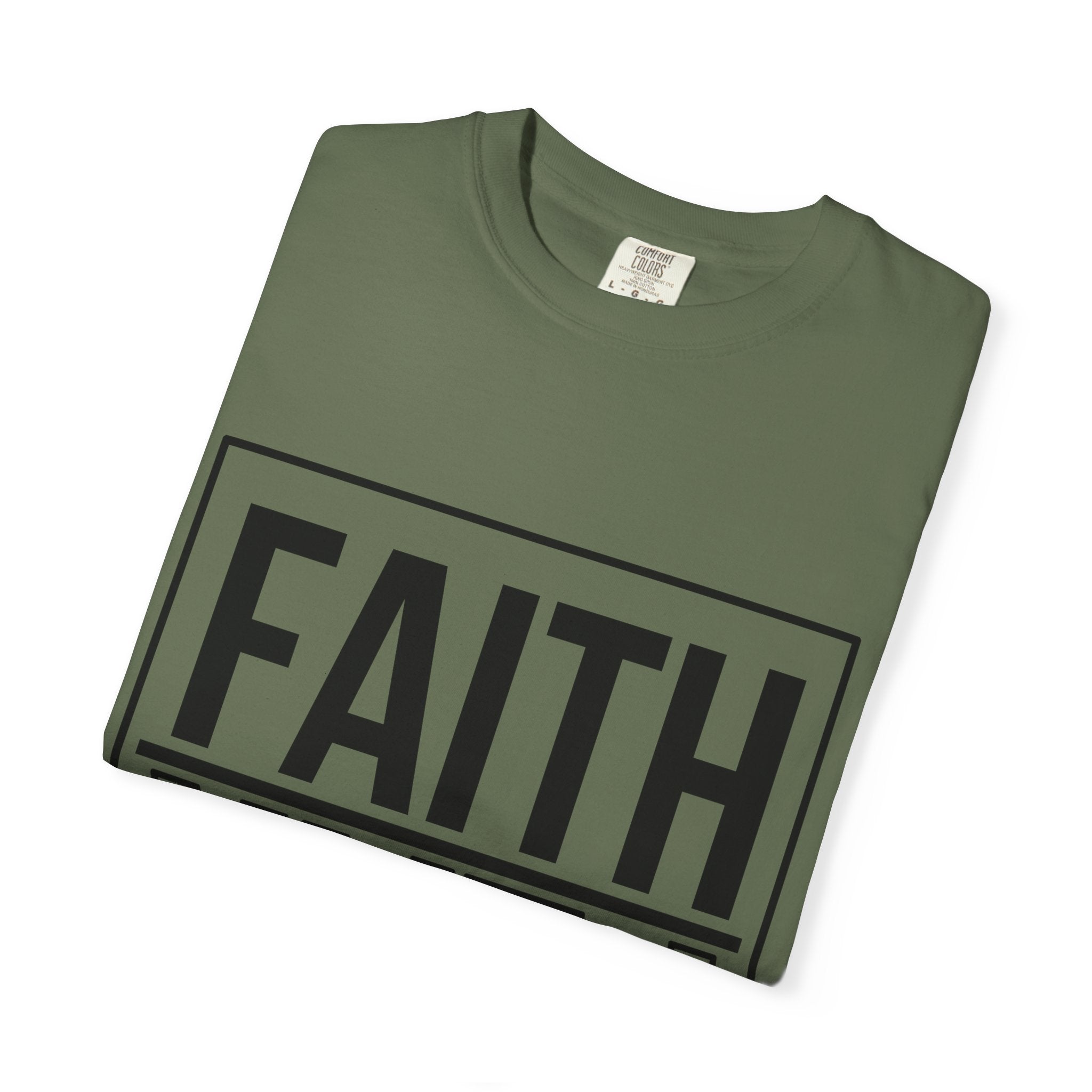 Unisex Faith & Fear T-Shirt, Inspirational Tee, Positive Message, Gift for Friends, Faith-Based Apparel, Casual Wear, Christian Merch