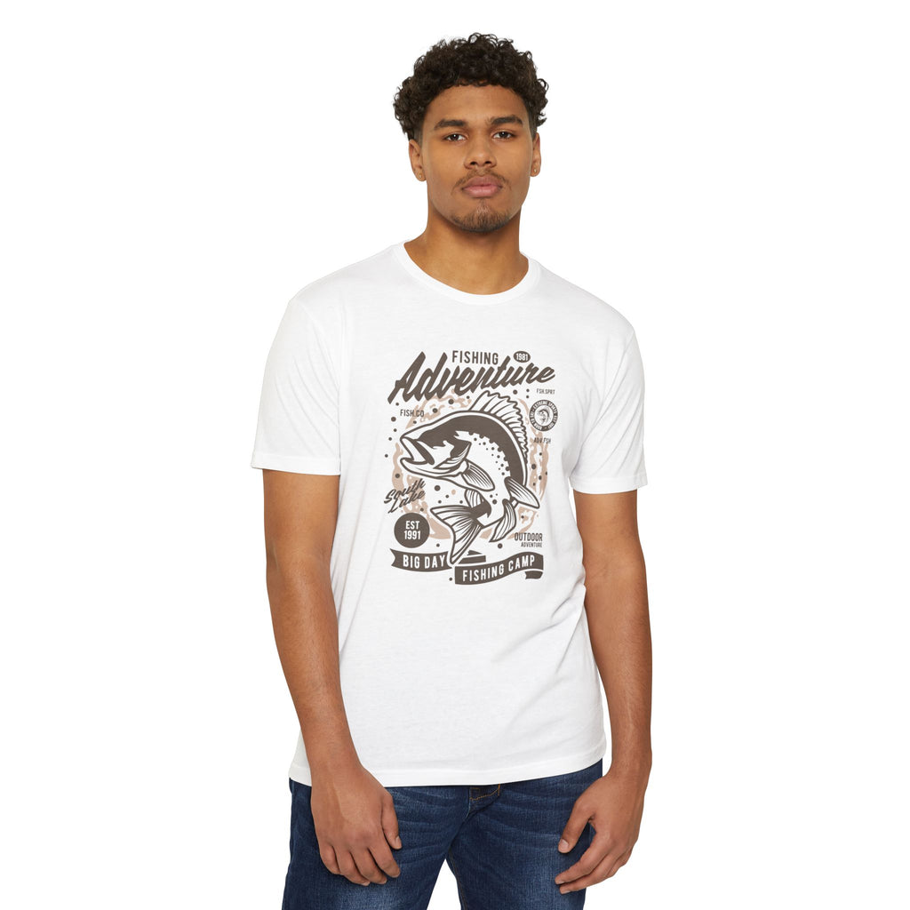 Fishing Adventure T-Shirt | Retro Fishing Tee, Outdoor Enthusiast Shirt, Father's Day Gift, Camp Apparel, Fishing Camp Style