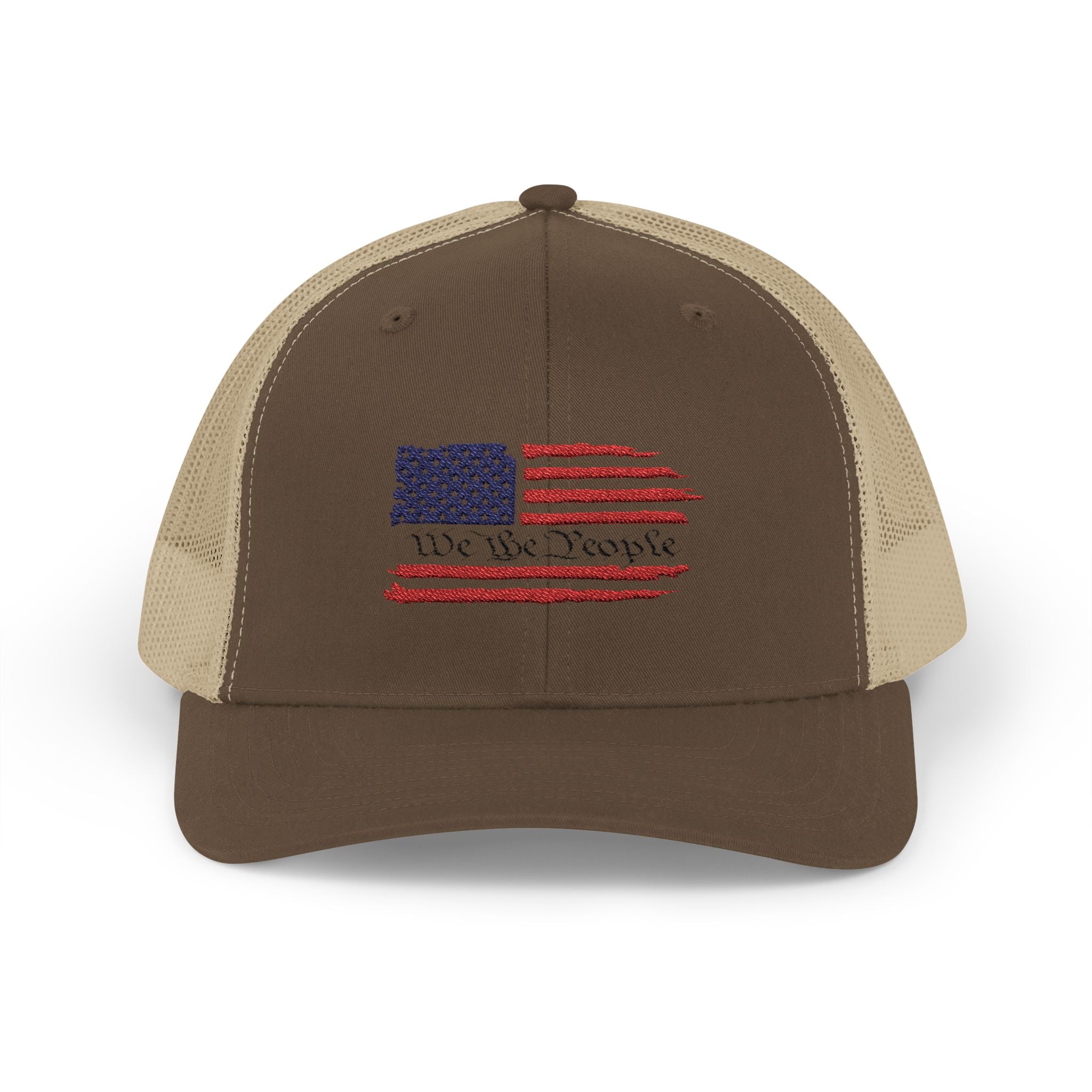 Trucker Cap We the People American Flag Snapback