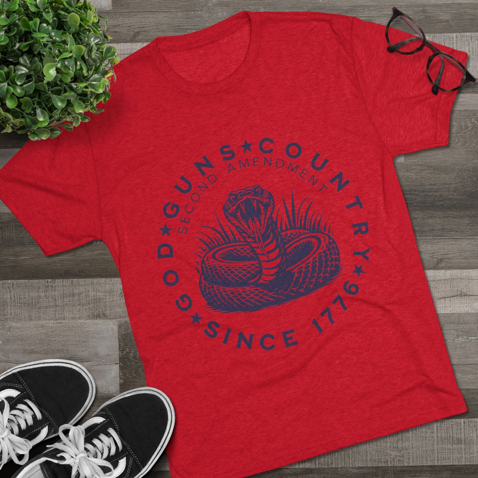 Unisex Tri-Blend Crew Tee featuring Second Amendment Design | Casual Wear for Patriots, Gifts for Gun Enthusiasts, Independence Day [...]