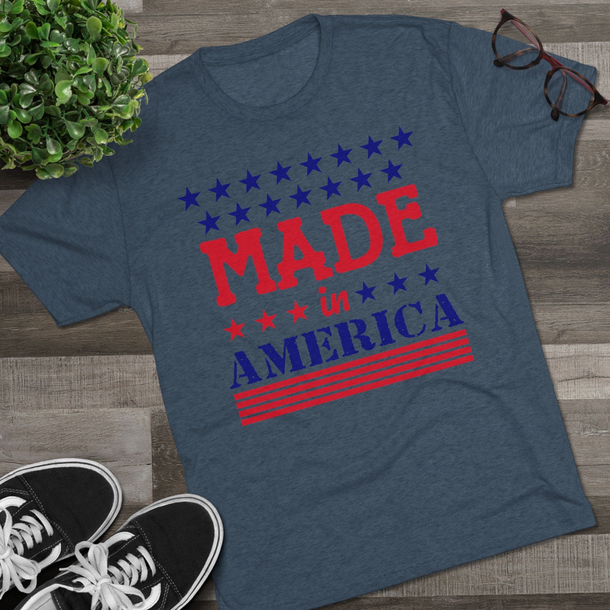 American Made Unisex Tri-Blend Tee