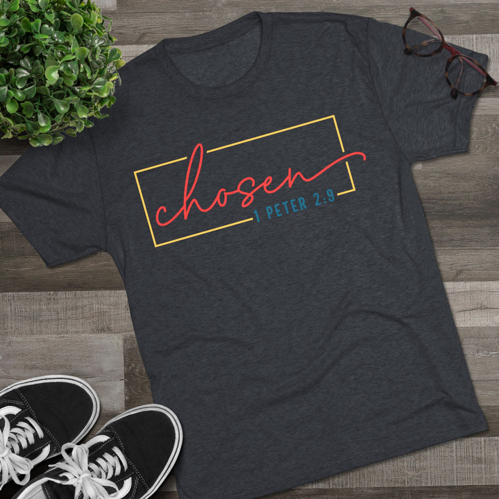 Faith-Inspired Unisex Tee, Chosen Comfort Shirt, Inspirational Crew T-Shirt, Casual Daily Wear, Gift for Believers