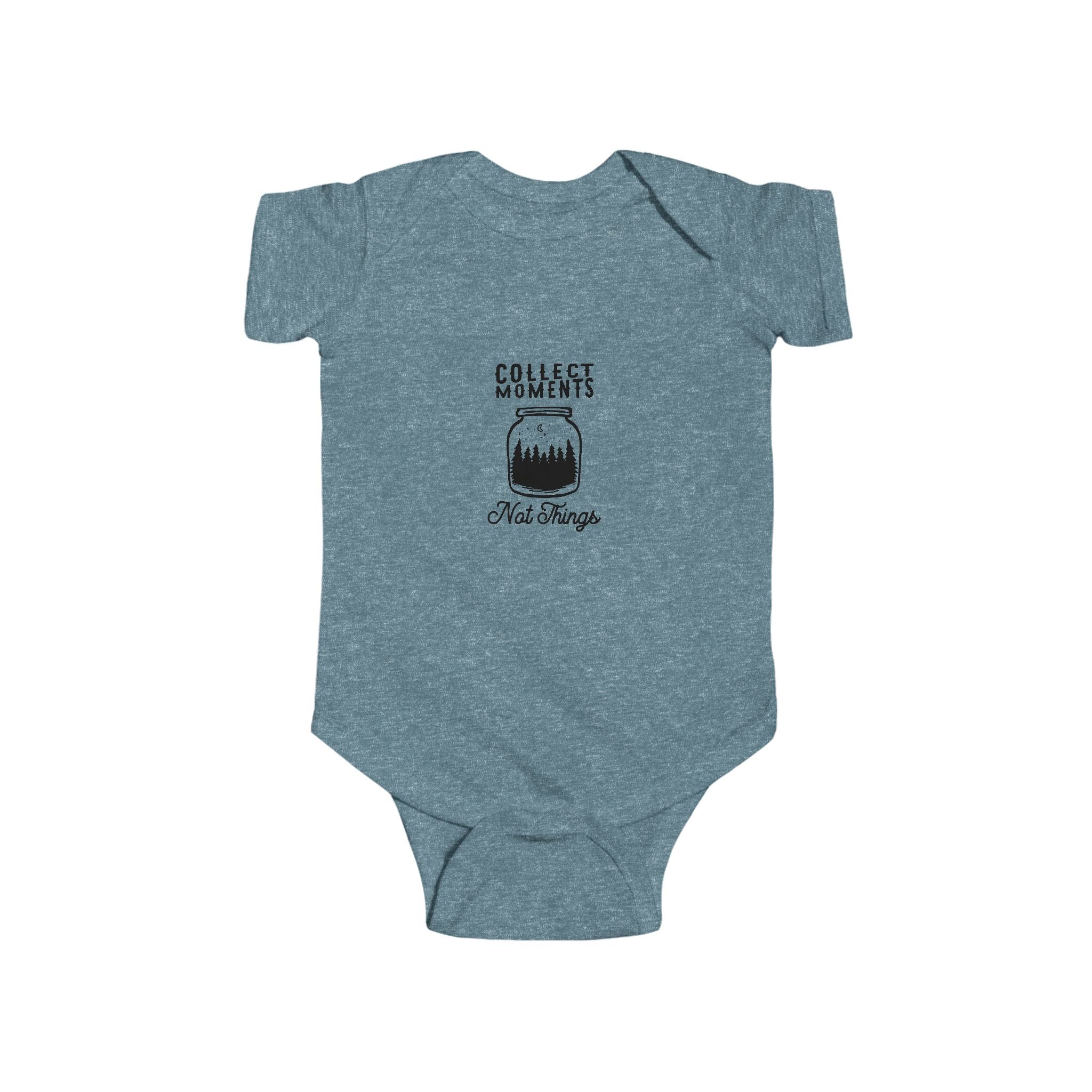 Infant Bodysuit - Collect Moments not things Design