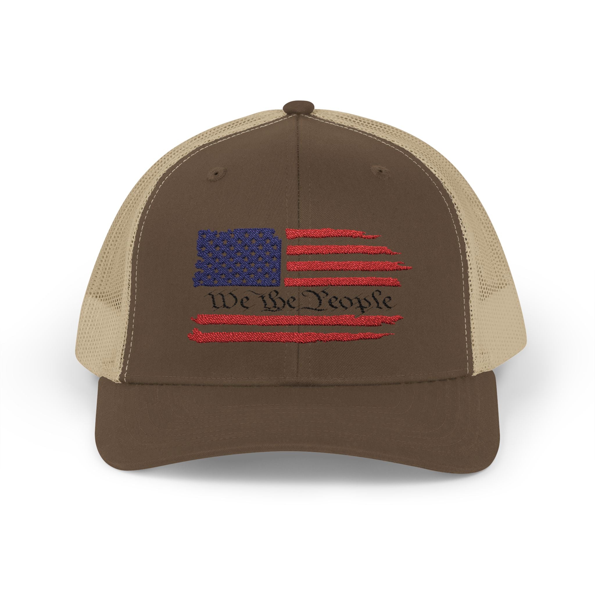 Trucker Cap We the People American Flag Snapback