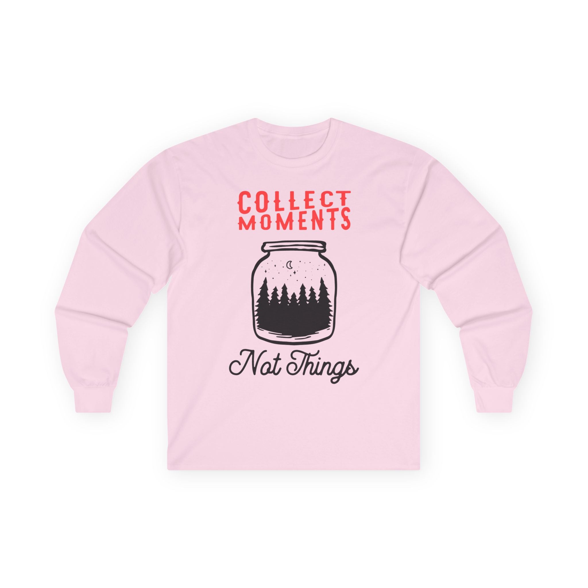 Collect Moments Long Sleeve Tee, Nature Lover Shirt, Gift for Travelers, Vintage Aesthetic, Cozy Everyday Wear