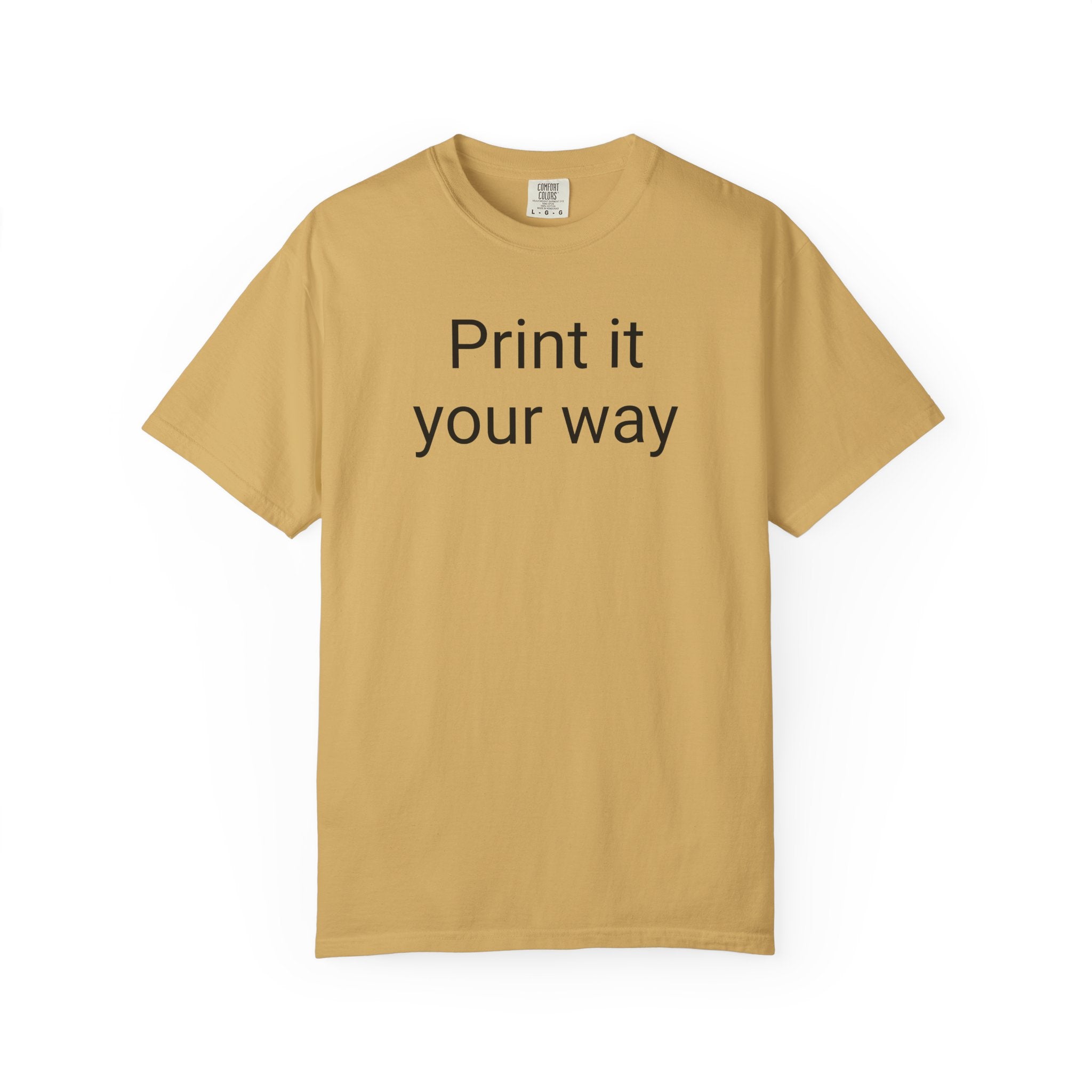 Customizable Unisex T-Shirt | Print It Your Way | Gift for Friends, DIY Fashion, Casual Wear, Birthday Gift, Personalize Your Style