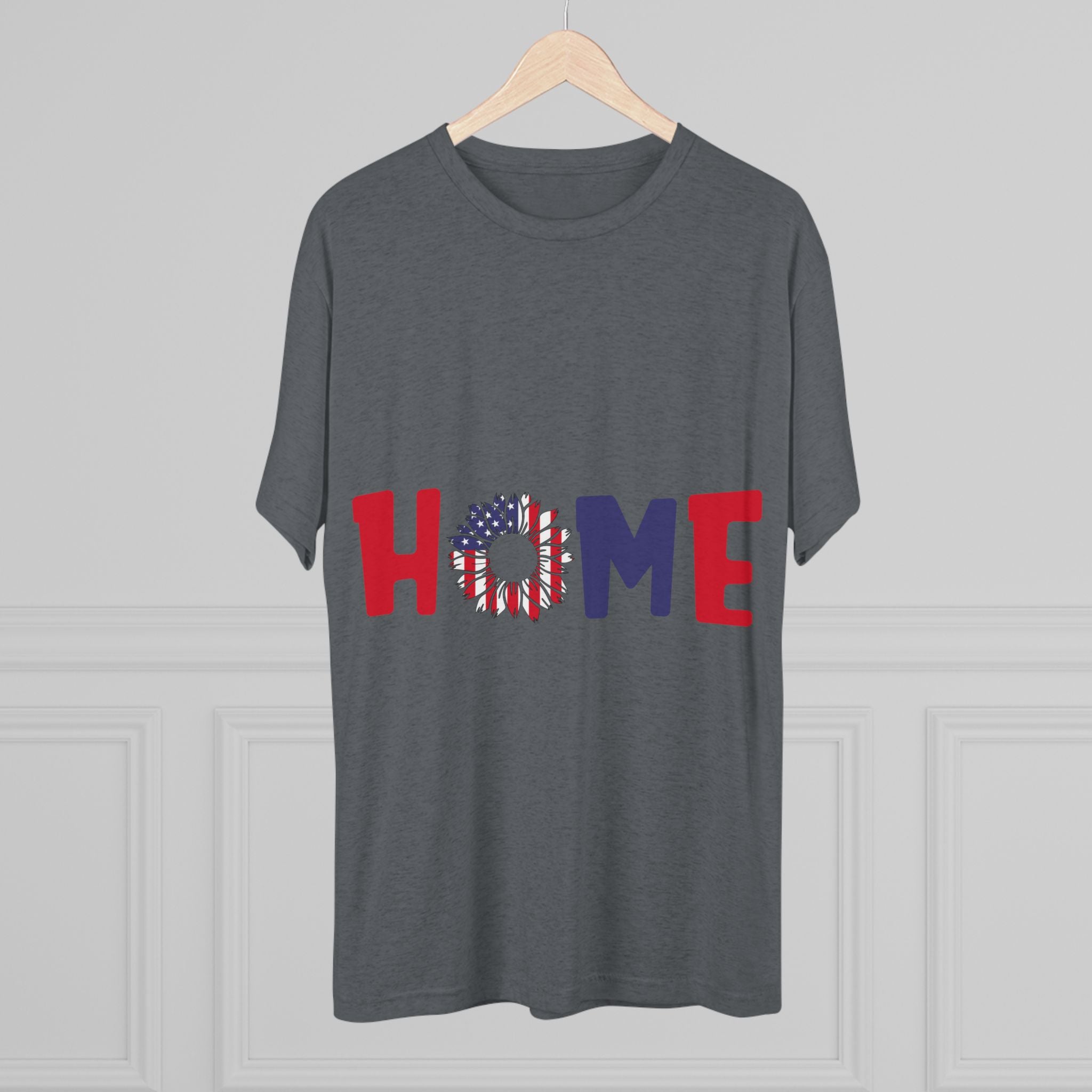 Graphic Tee Home in Red White and Blue Unisex Shirt