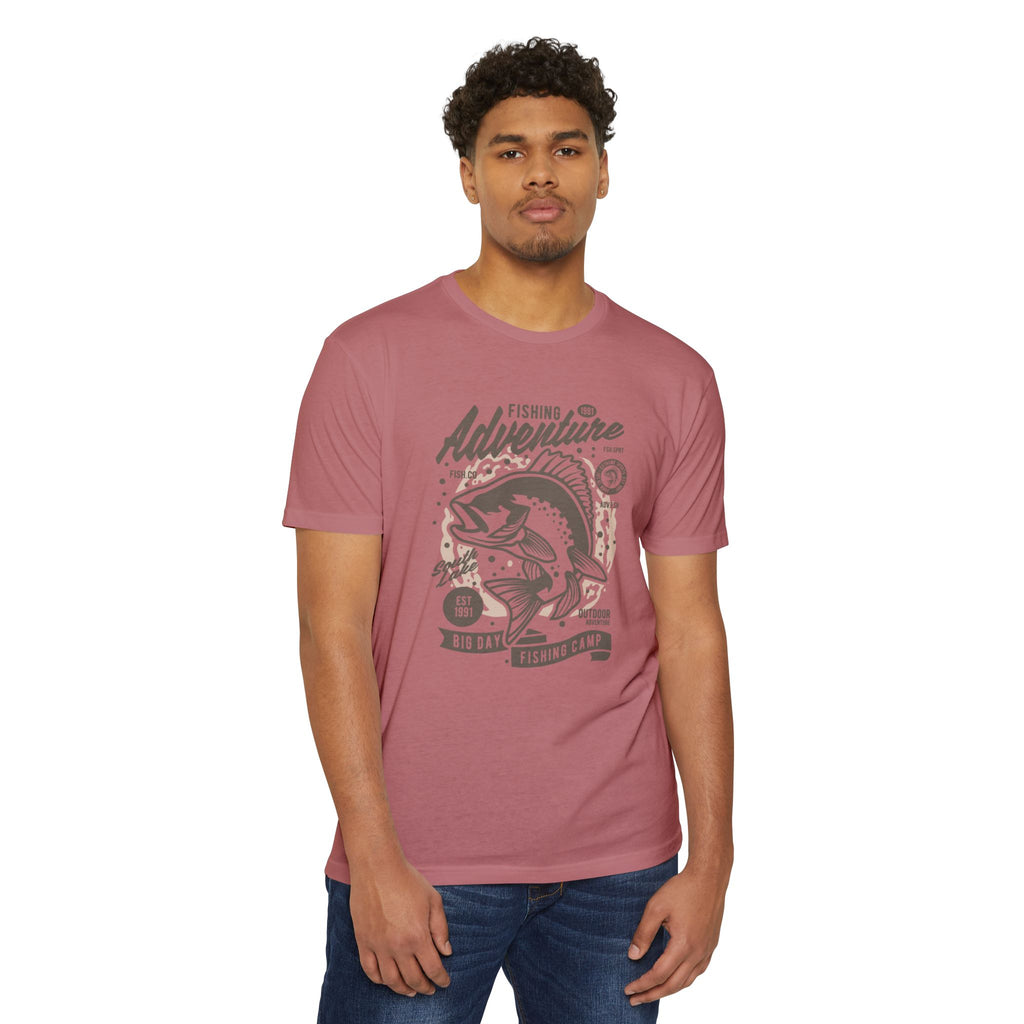 Fishing Adventure T-Shirt | Retro Fishing Tee, Outdoor Enthusiast Shirt, Father's Day Gift, Camp Apparel, Fishing Camp Style
