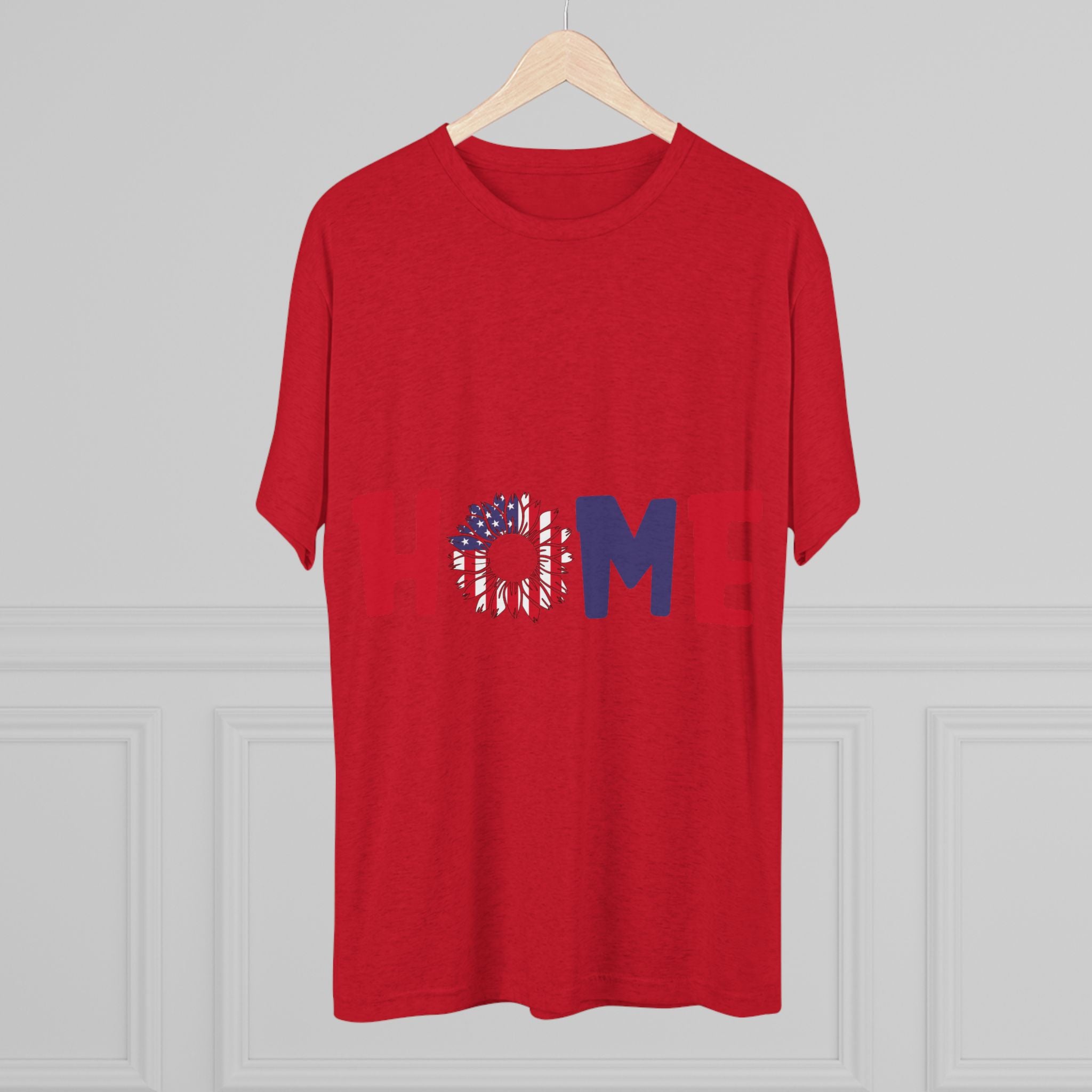 Graphic Tee Home in Red White and Blue Unisex Shirt