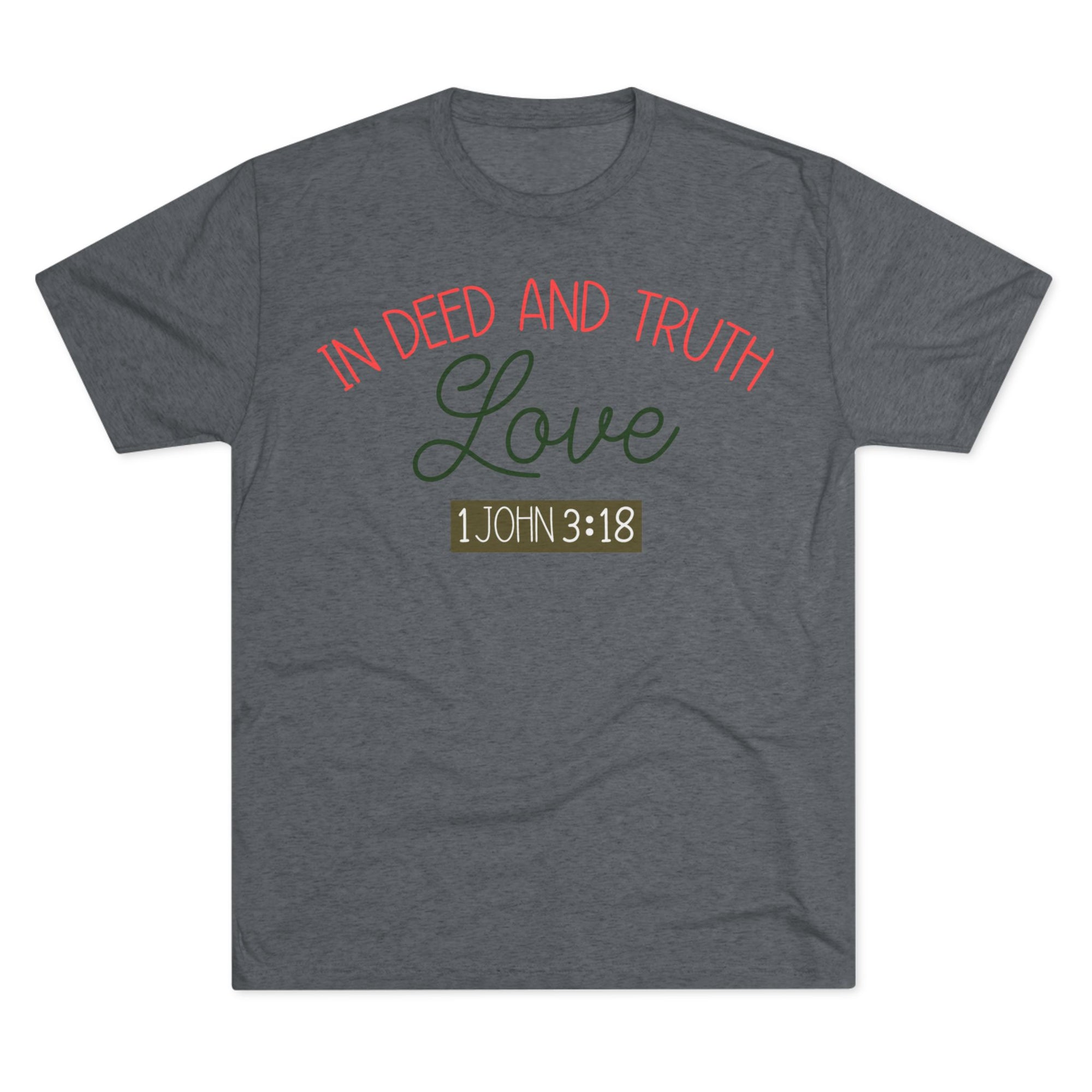 Scripture Inspired Crew Tee, Faith Shirt, Christian T-Shirt, Unisex Love Tee, Casual Outfit, Gift for Believers, Bible Verse Top