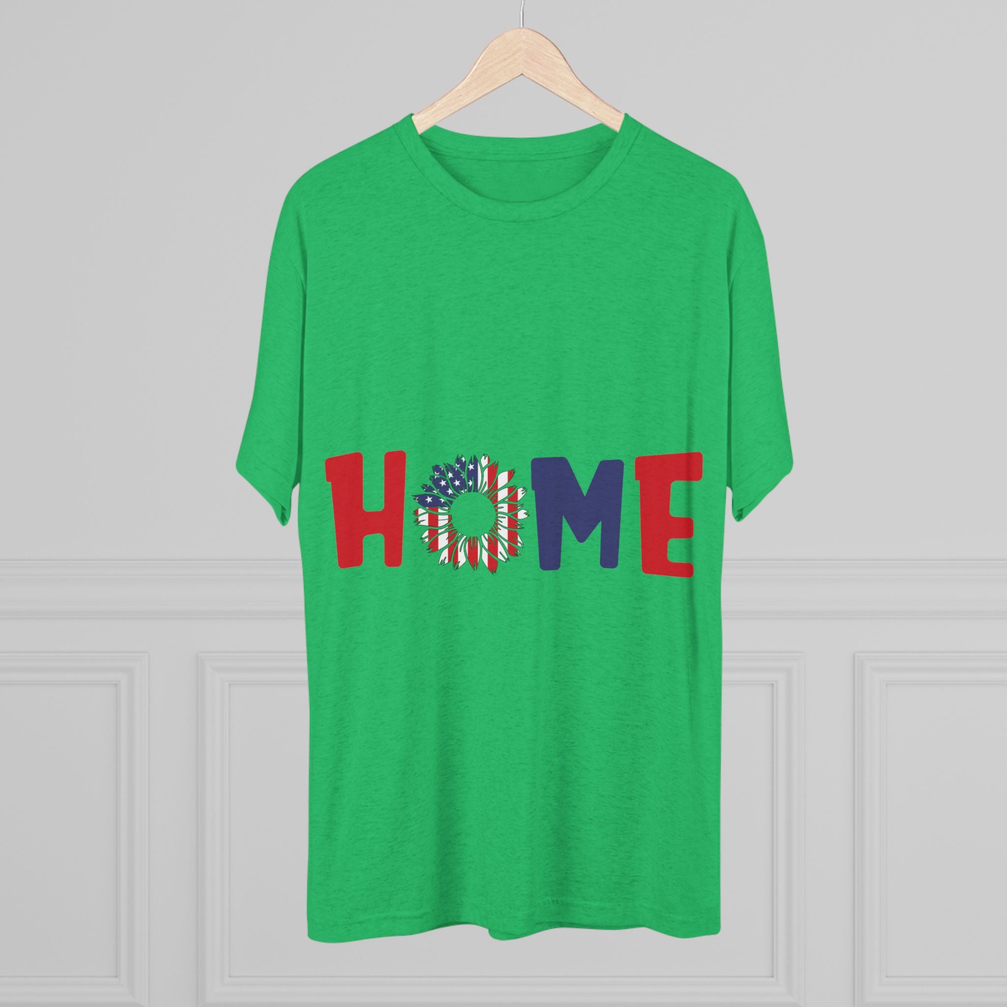 Graphic Tee Home in Red White and Blue Unisex Shirt