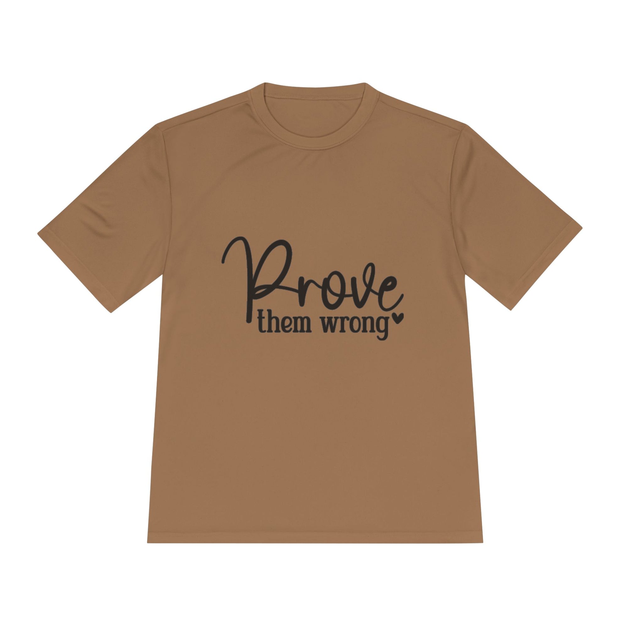 Moisture Wicking Tee - Prove them wrong, Inspirational Workout Shirt, Unisex Gym Top, Motivational Exercise T-Shirt, Fitness Apparel