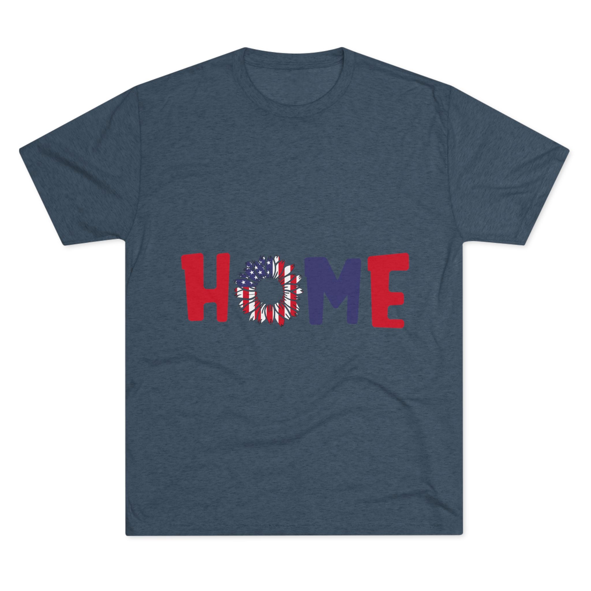 Graphic Tee Home in Red White and Blue Unisex Shirt