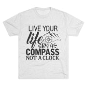 Adventures Await Tri-Blend Tee | Wanderlust Shirt, Travel Gift, Nature Lover Tee, Outdoor Adventure Shirt, Inspirational T-Shirt