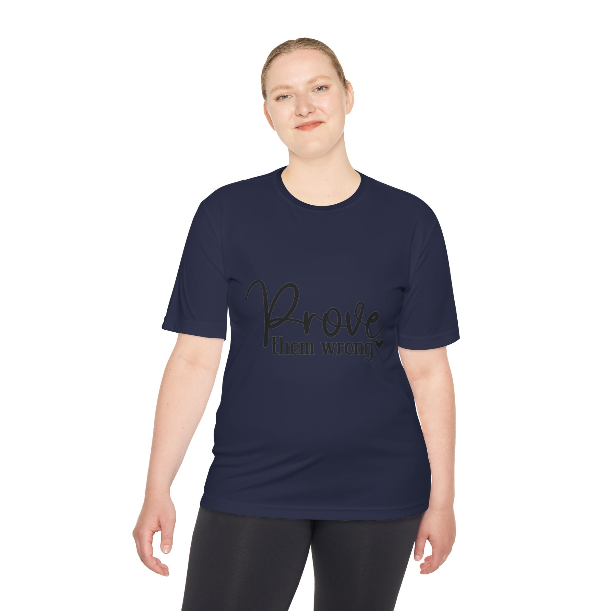 Moisture Wicking Tee - Prove them wrong, Inspirational Workout Shirt, Unisex Gym Top, Motivational Exercise T-Shirt, Fitness Apparel
