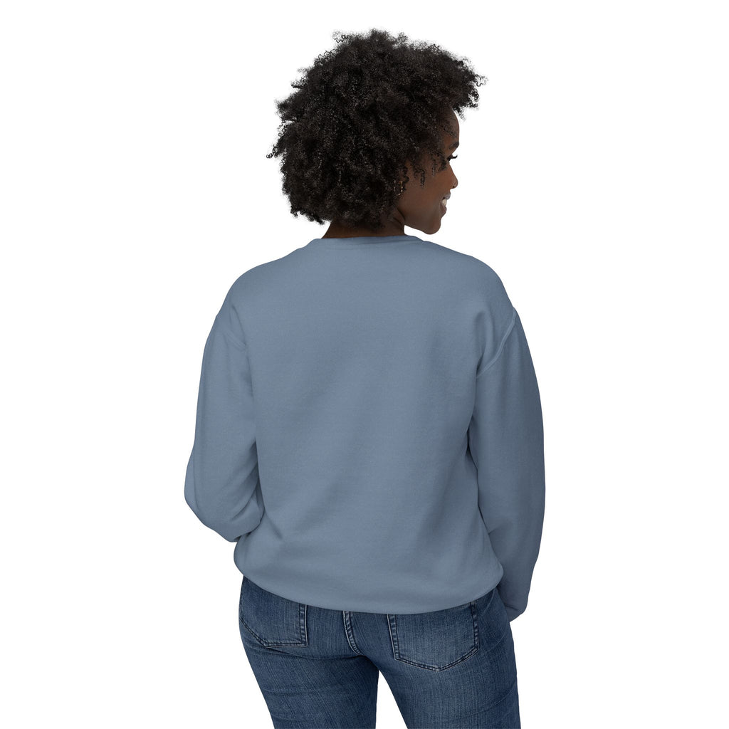 Dog Print Sweatshirt - Be Pawsome Lightweight Crewneck