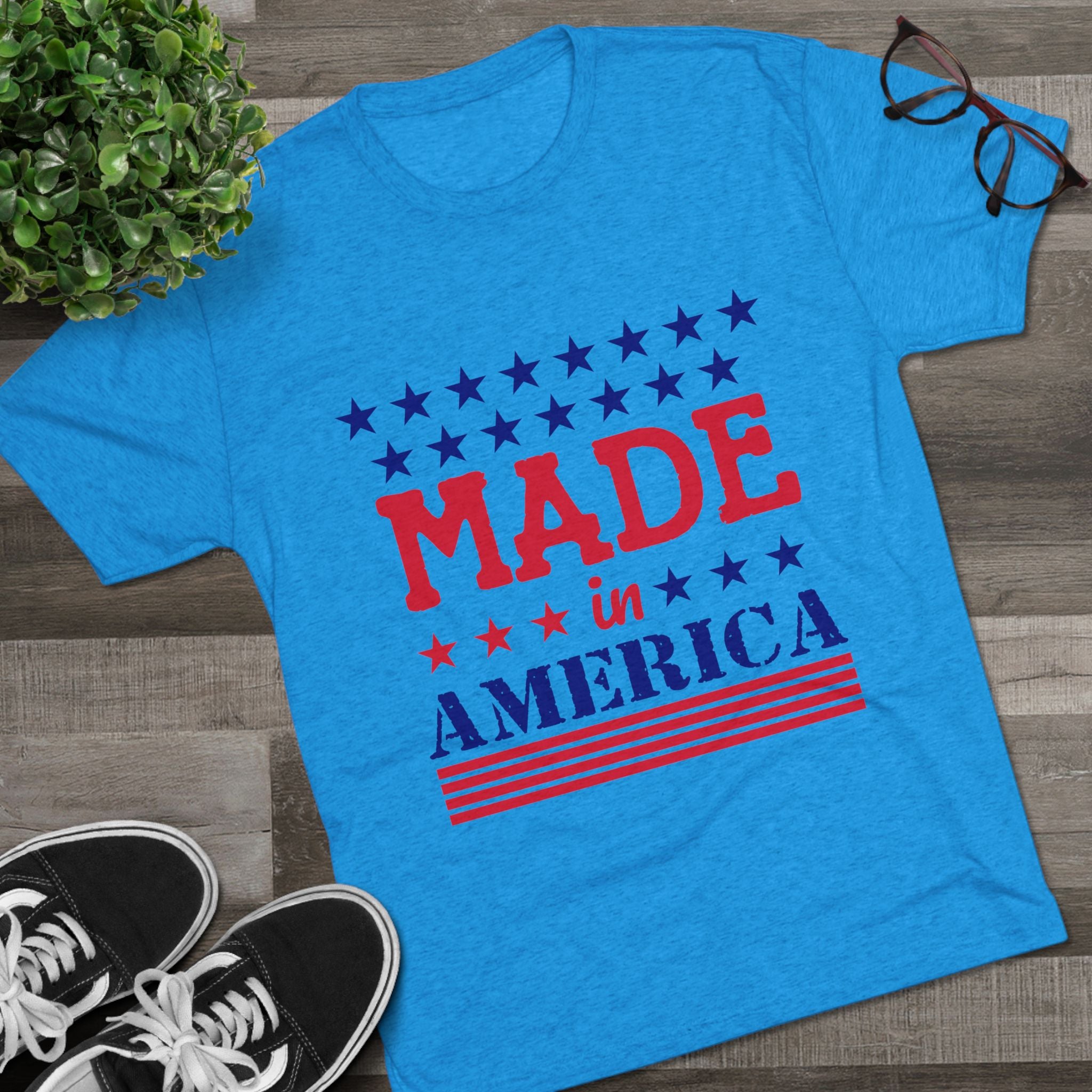 American Made Unisex Tri-Blend Tee