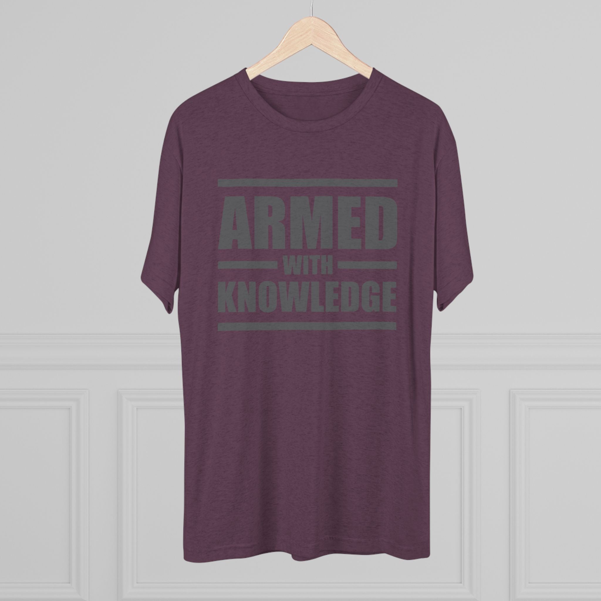 Knowledge Seeker Tri-Blend Tee - Armed with Knowledge