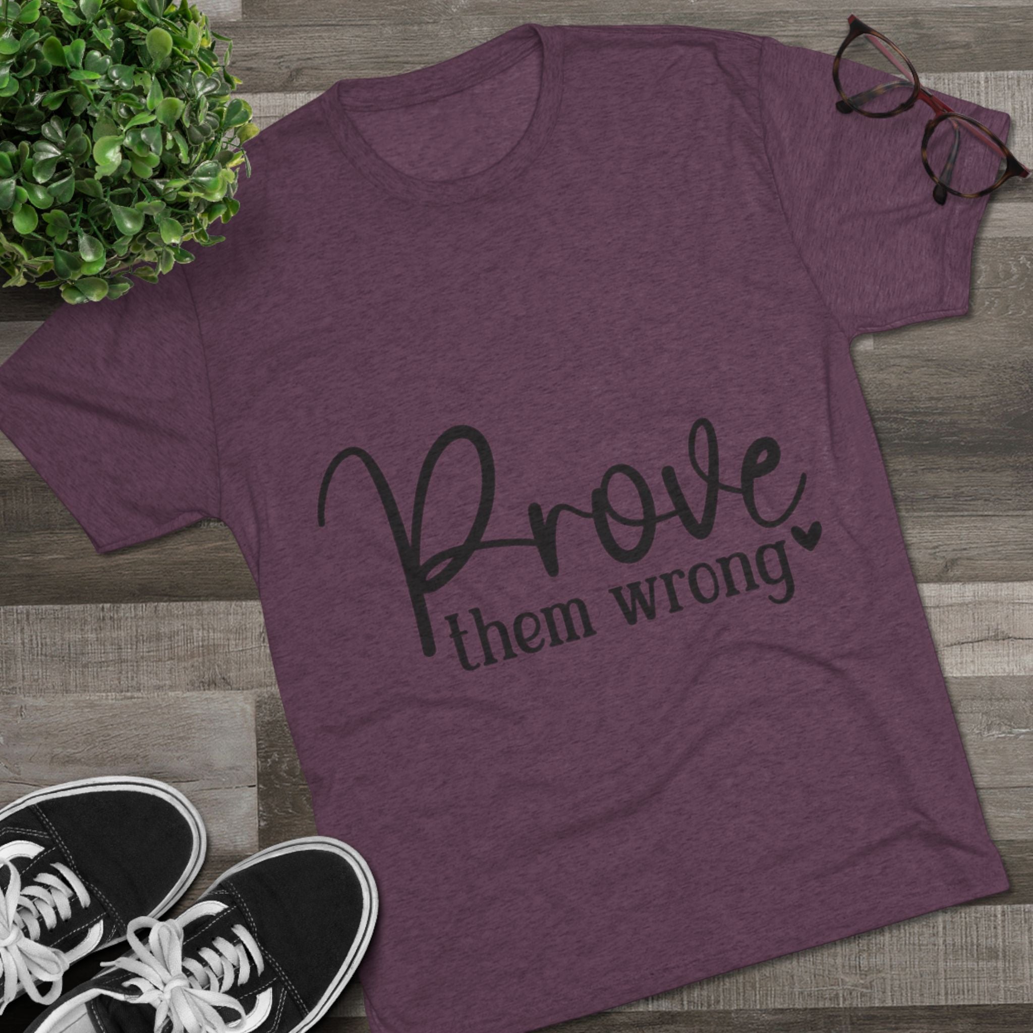 Moisture Wicking Tee - Prove them wrong, Inspirational Workout Shirt, Unisex Gym Top, Motivational Exercise T-Shirt, Fitness Apparel