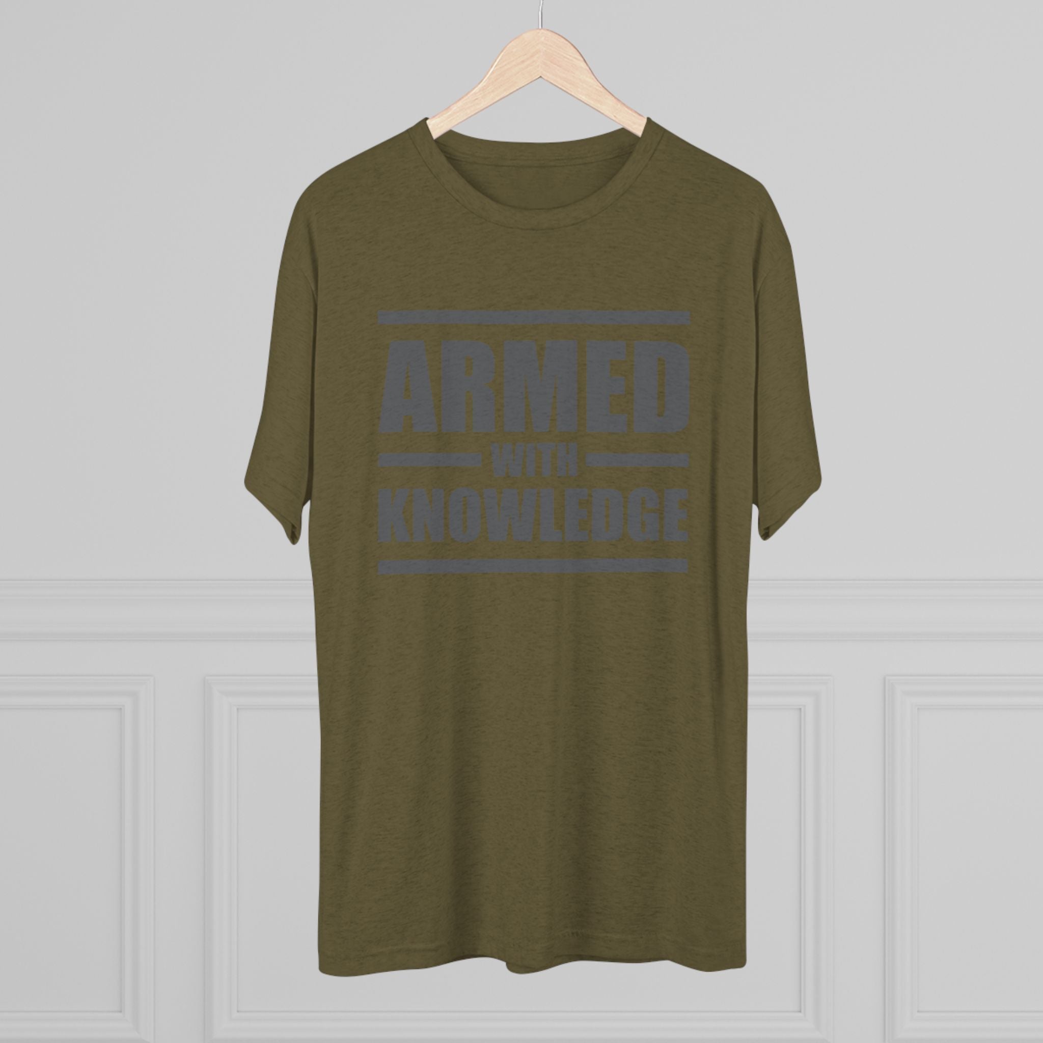Knowledge Seeker Tri-Blend Tee - Armed with Knowledge