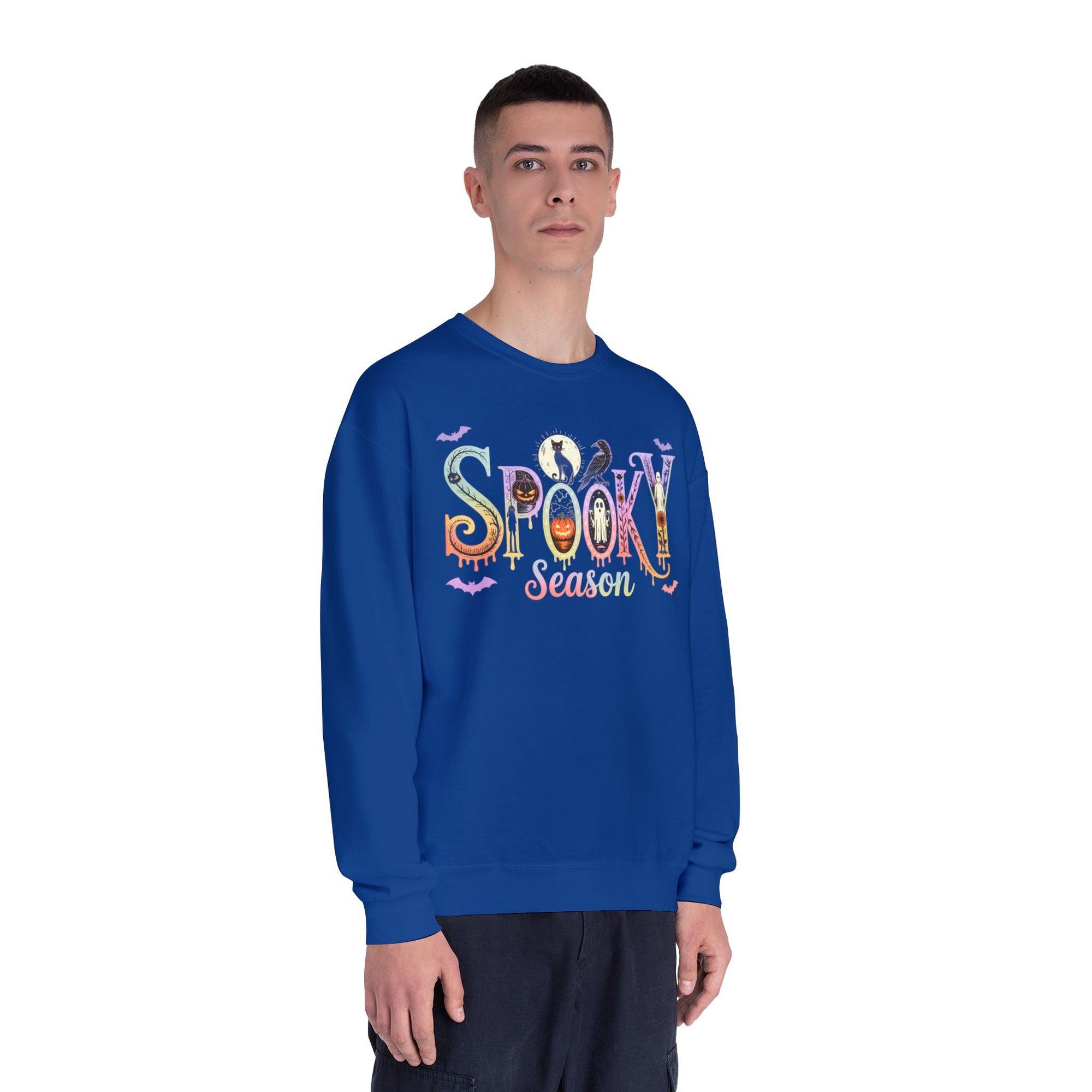 Spooky Season Crewneck Sweatshirt | Halloween Apparel, Cozy Fall Fashion, Unisex Sweatshirt, Festive Outfit, Gift for Halloween Lovers