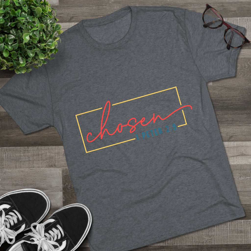Faith-Inspired Unisex Tee, Chosen Comfort Shirt, Inspirational Crew T-Shirt, Casual Daily Wear, Gift for Believers