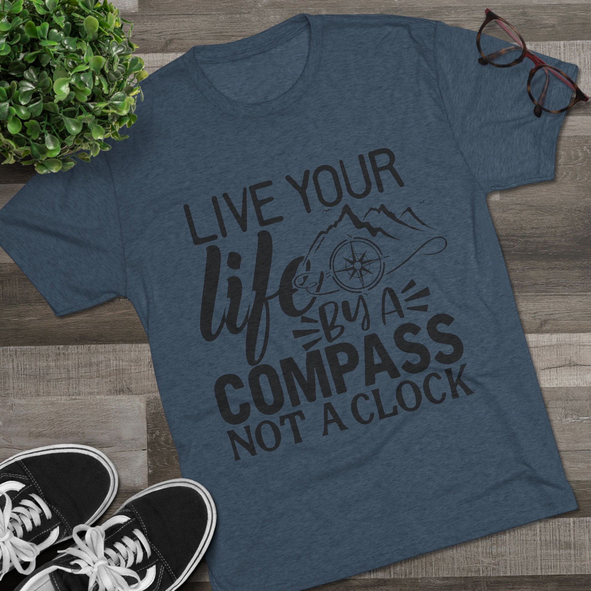 Adventures Await Tri-Blend Tee | Wanderlust Shirt, Travel Gift, Nature Lover Tee, Outdoor Adventure Shirt, Inspirational T-Shirt