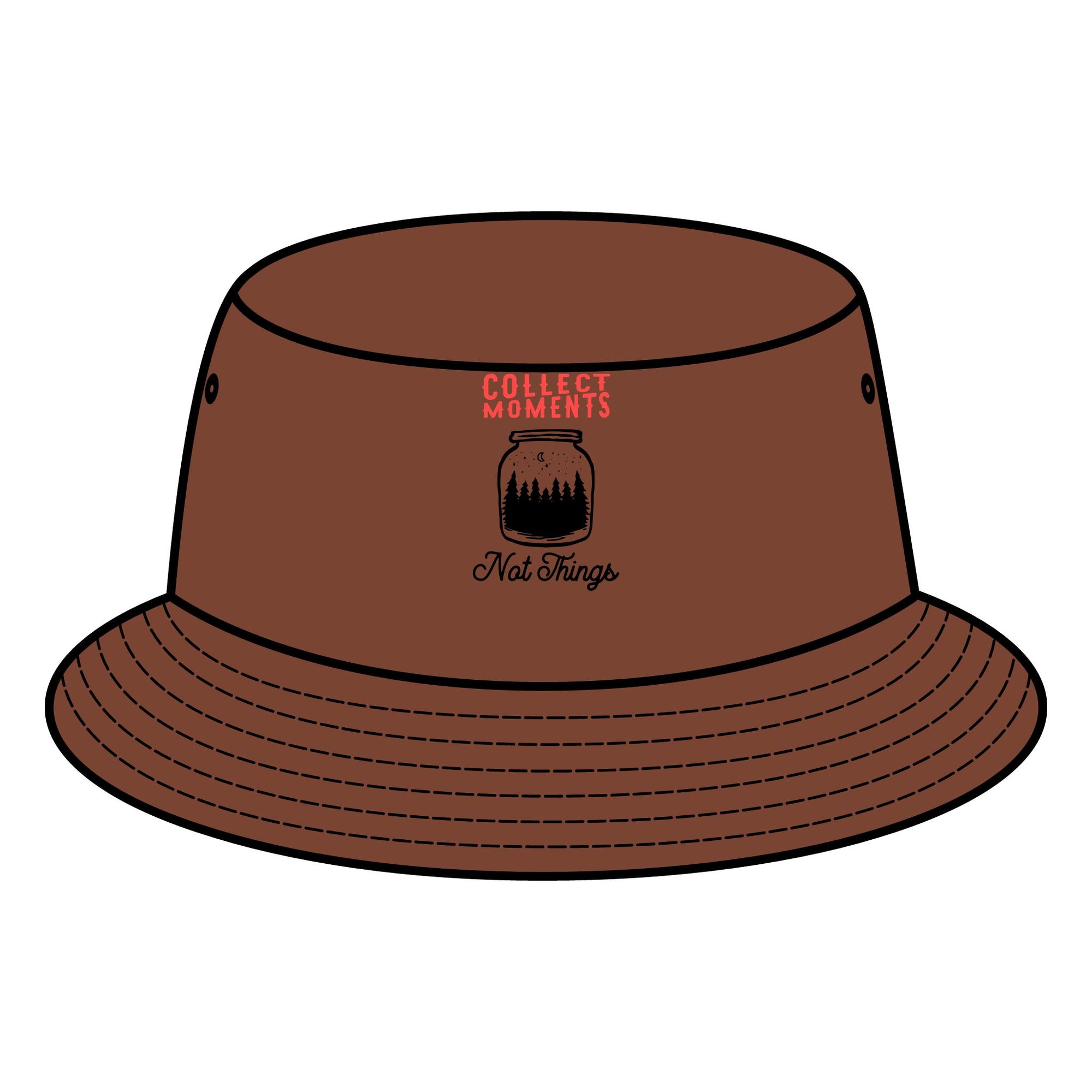 Bucket Hat - Collect Moments Not Things