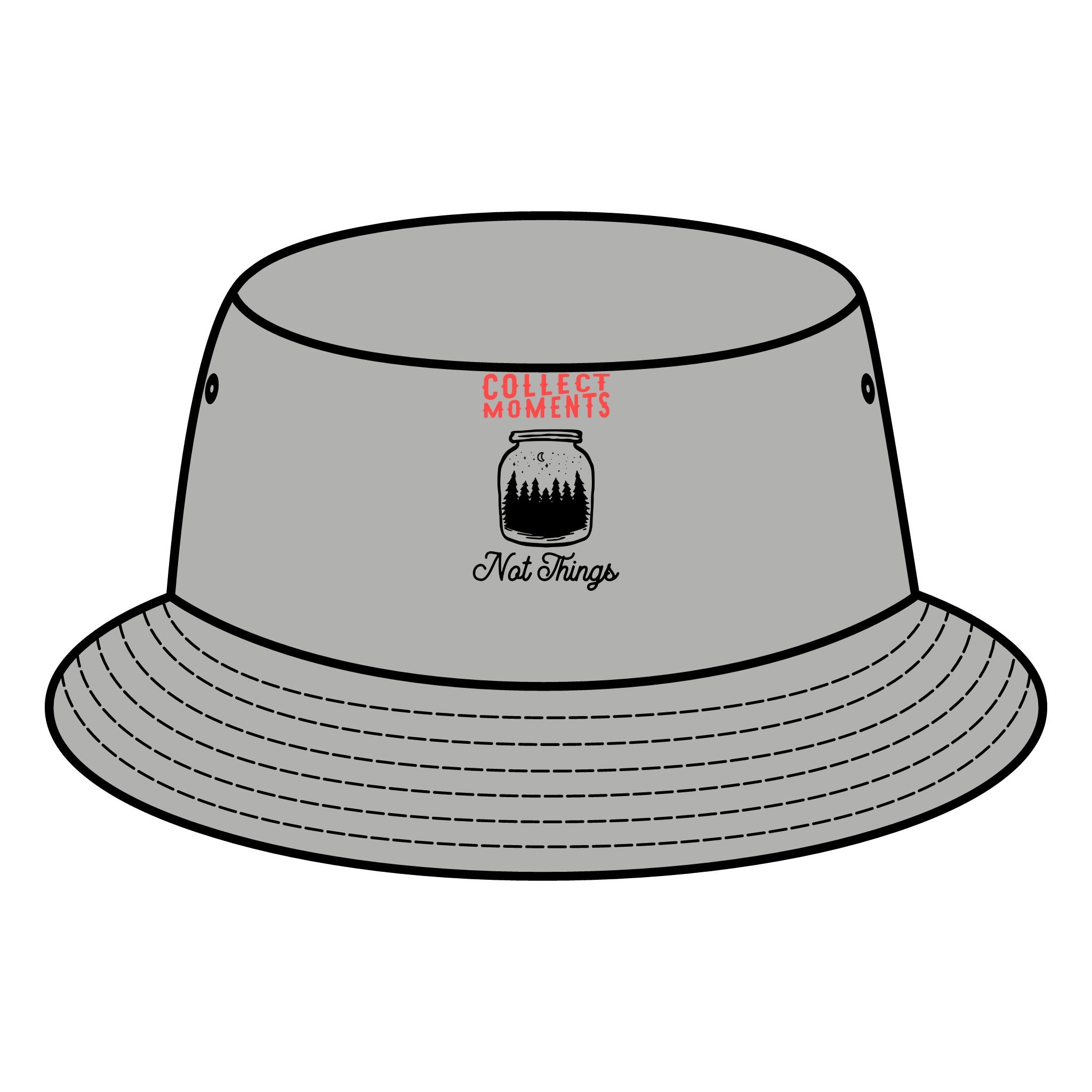 Bucket Hat - Collect Moments Not Things
