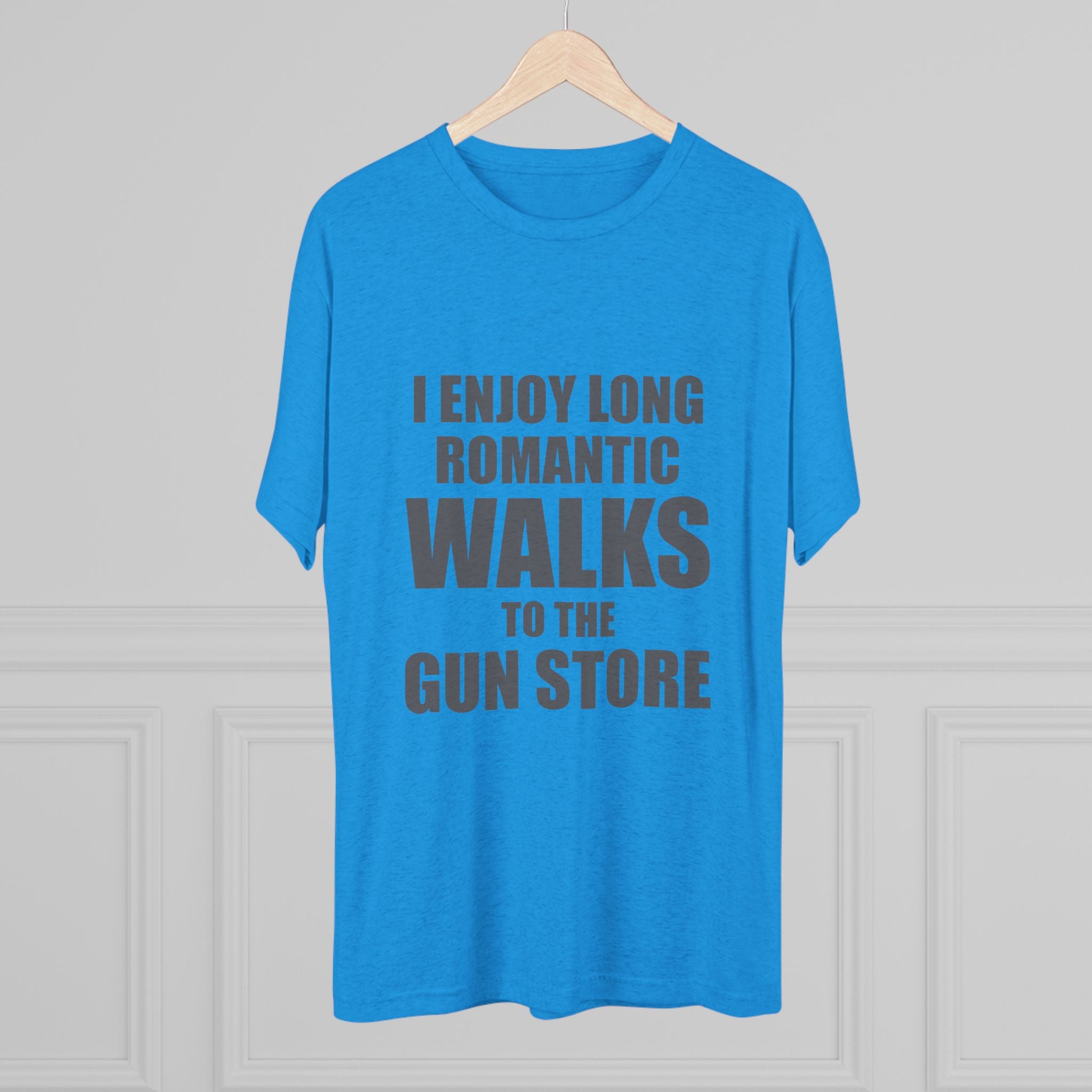 Gun Lover's Tri-Blend Tee - Romantic Walks Design