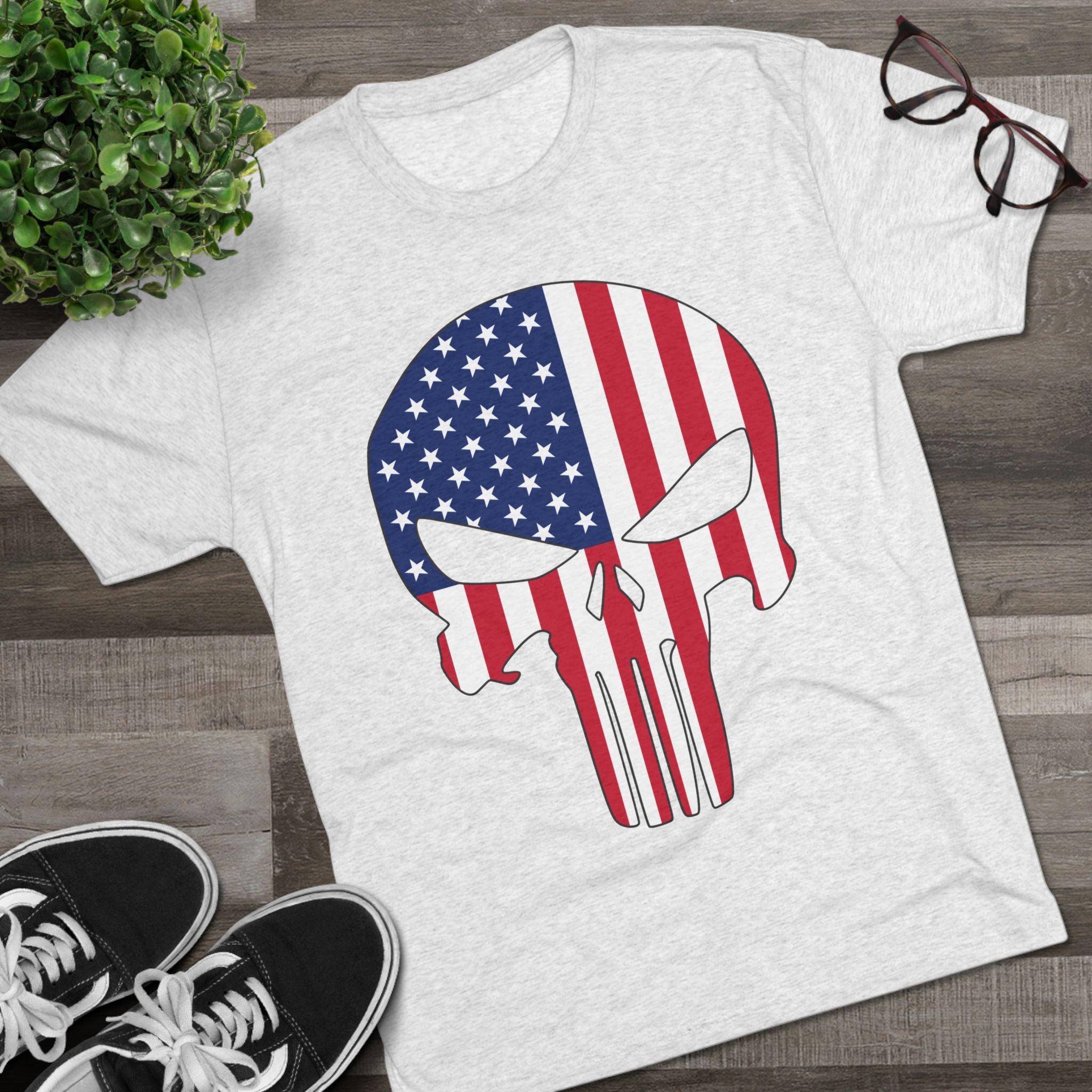 American Flag Punisher Tee