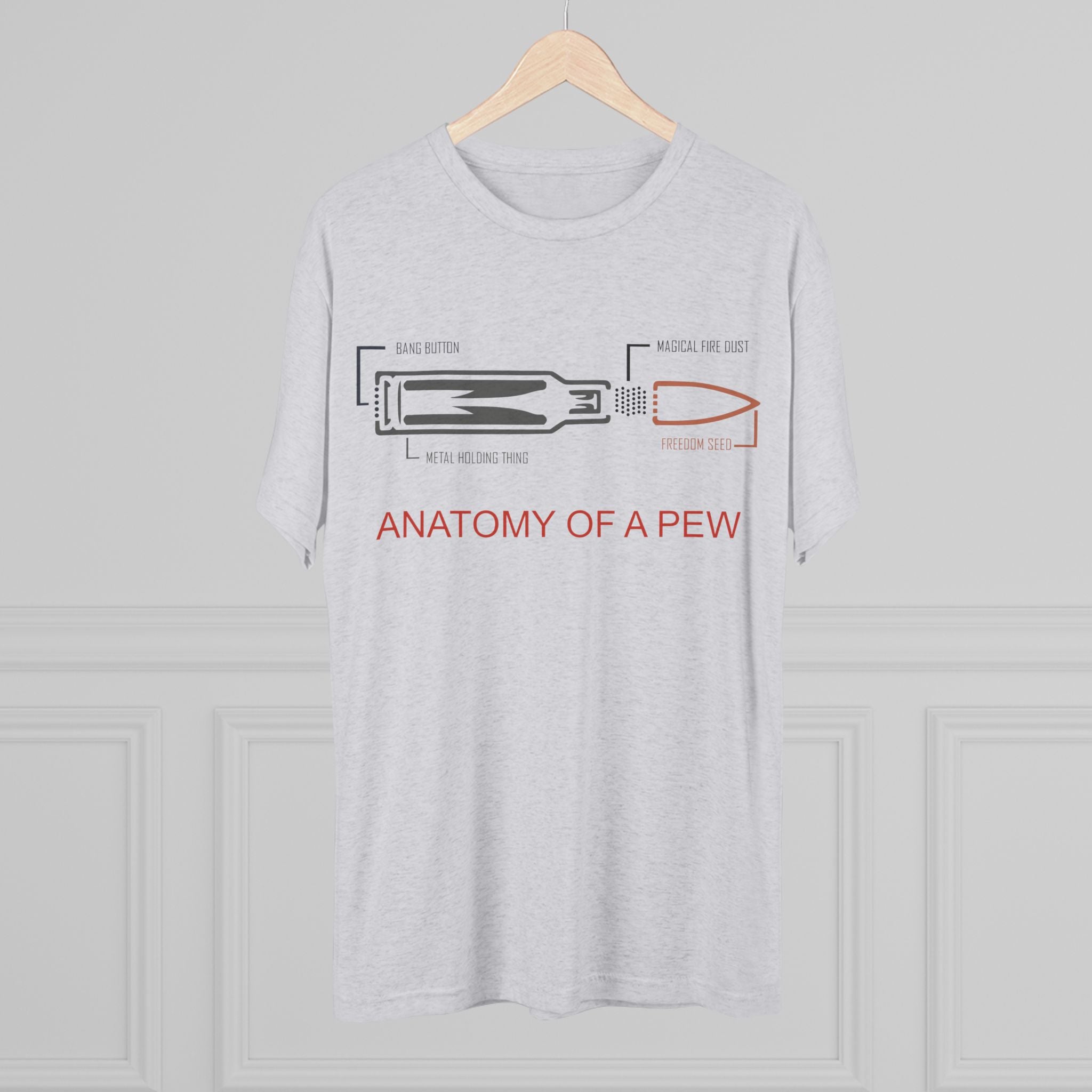 Unisex Tee - Anatomy of Pew Design