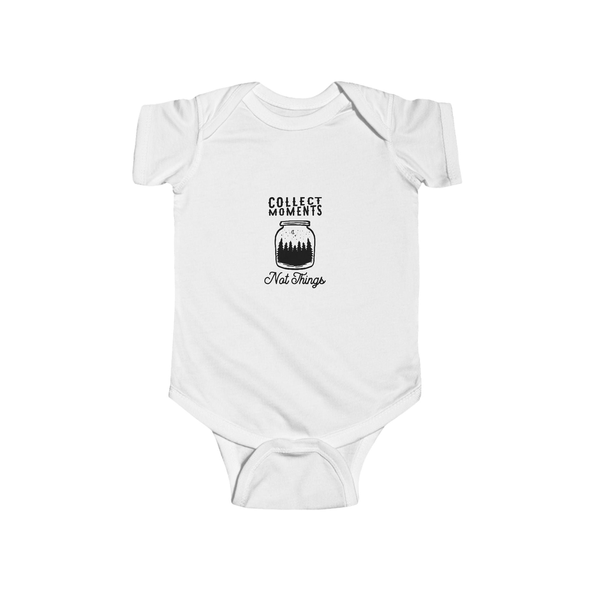 Infant Bodysuit - Collect Moments not things Design