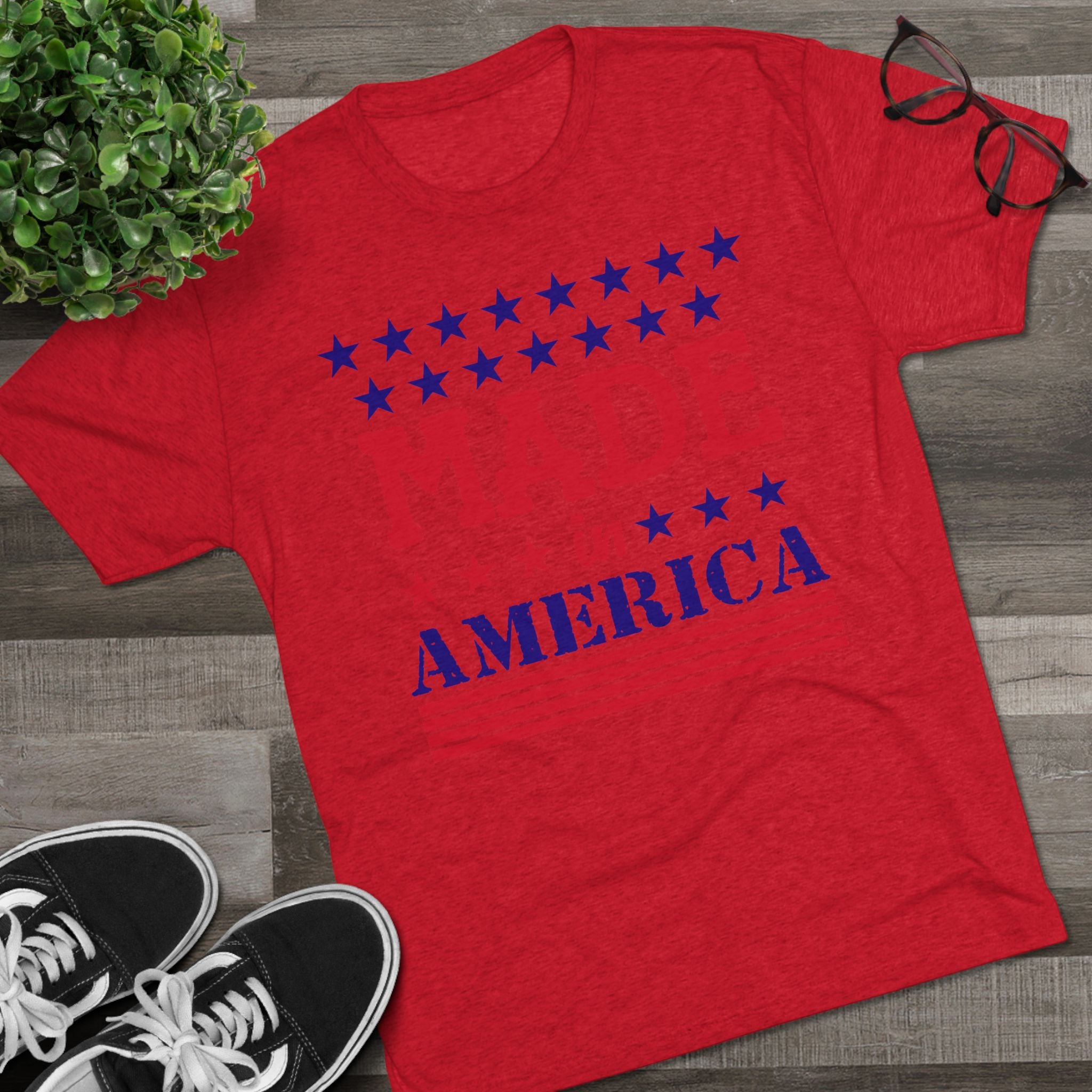 American Made Unisex Tri-Blend Tee