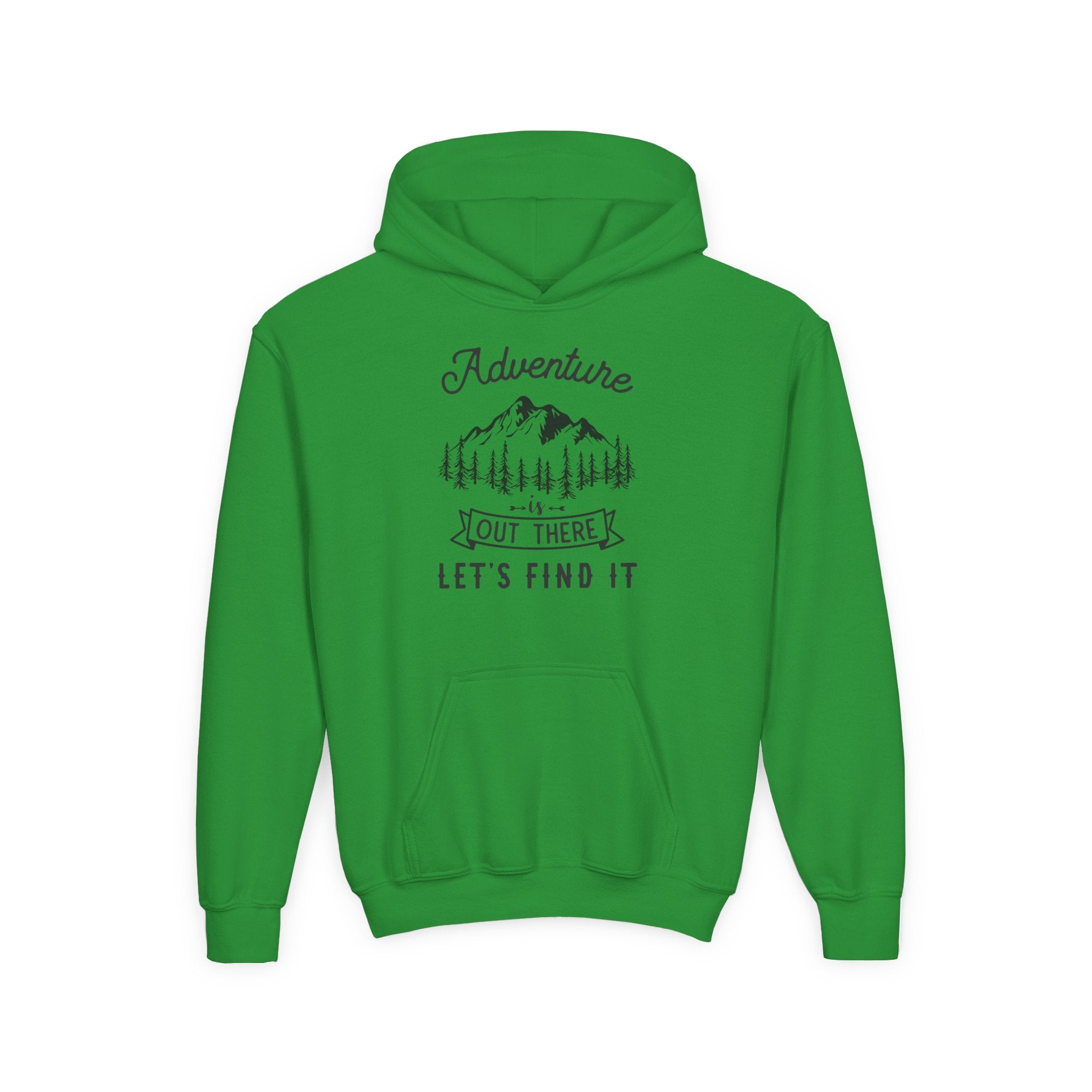 Adventure Awaits Kids Sweatshirt, Youth Outdoor Hoodie, Nature Lover Gift, Camping Sweatshirt, Adventure is Out There Sweatshirt