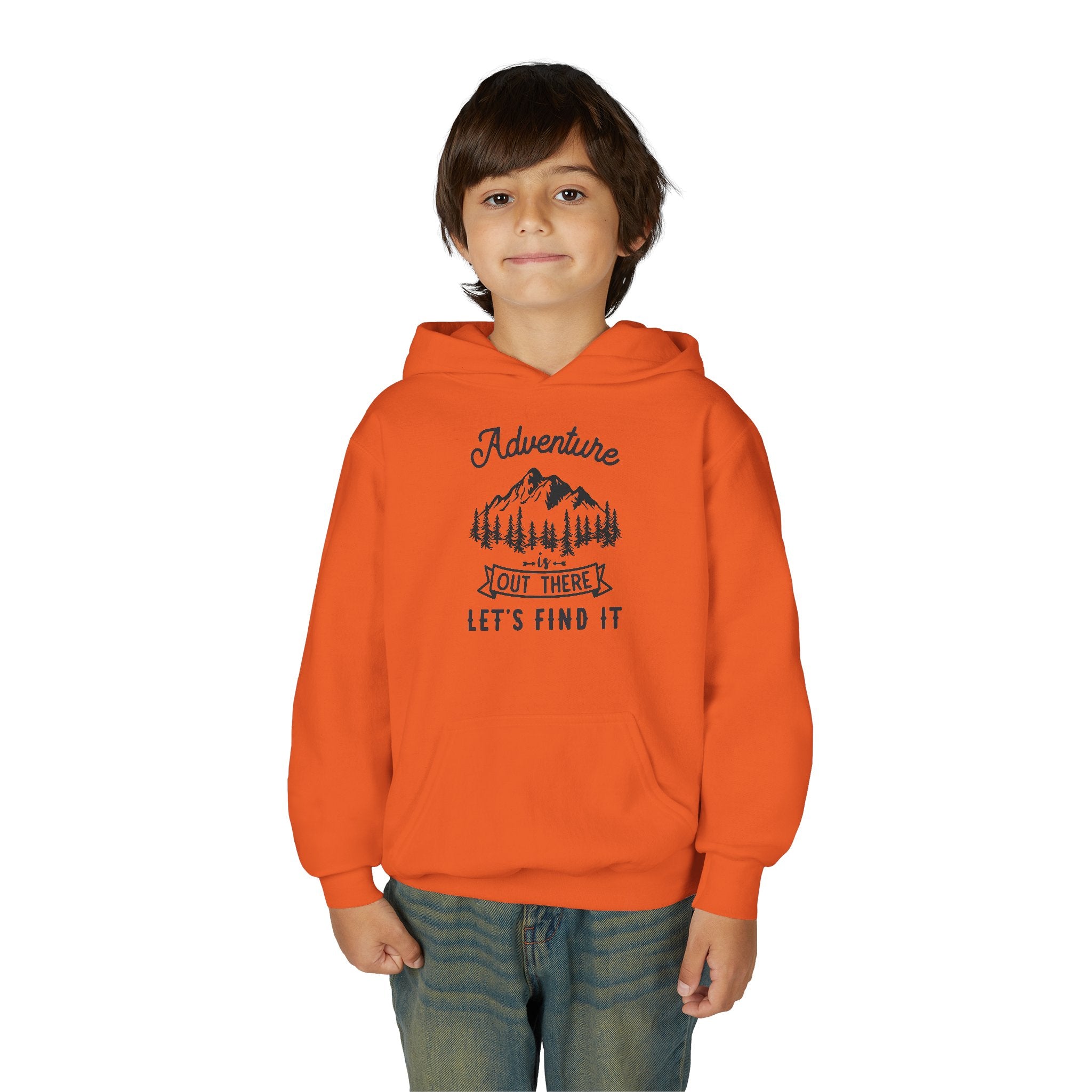 Adventure Awaits Kids Sweatshirt, Youth Outdoor Hoodie, Nature Lover Gift, Camping Sweatshirt, Adventure is Out There Sweatshirt