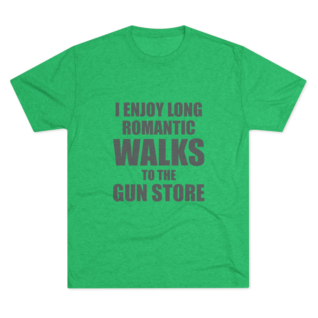 Gun Lover's Tri-Blend Tee - Romantic Walks Design