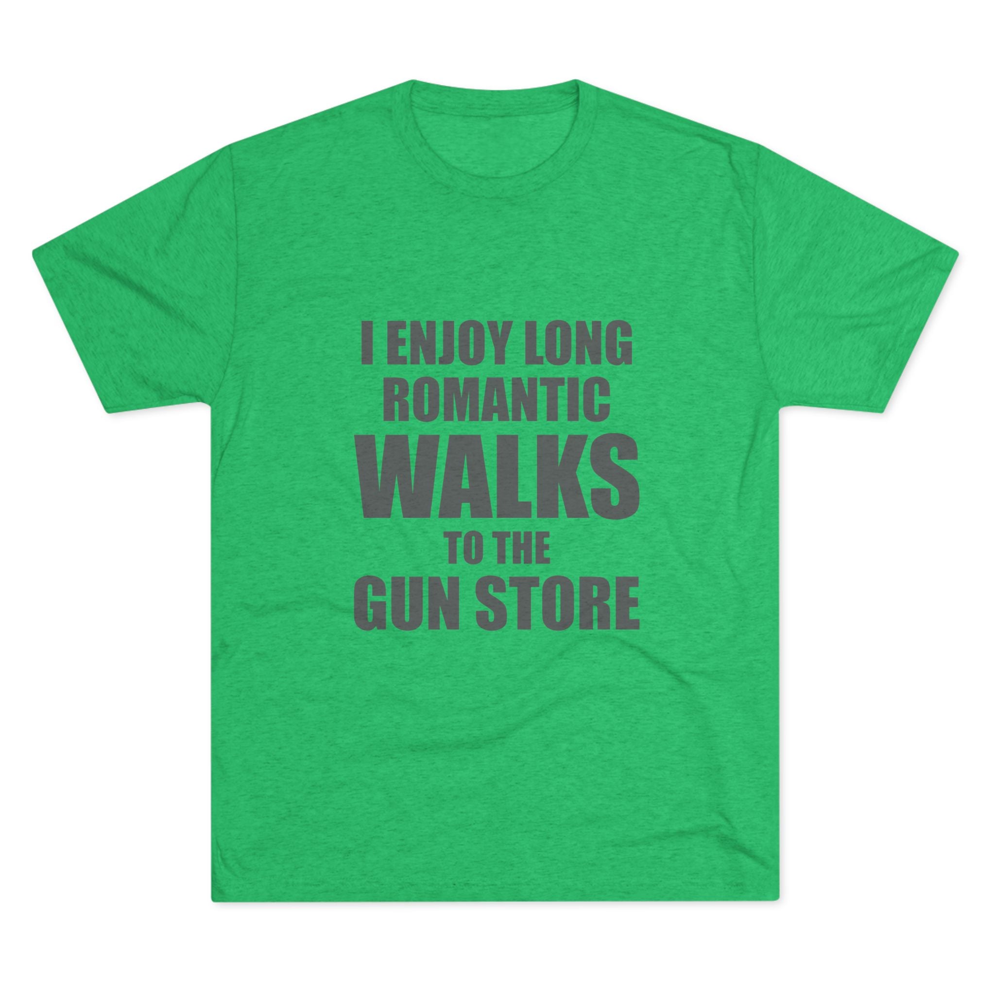 Gun Lover's Tri-Blend Tee - Romantic Walks Design