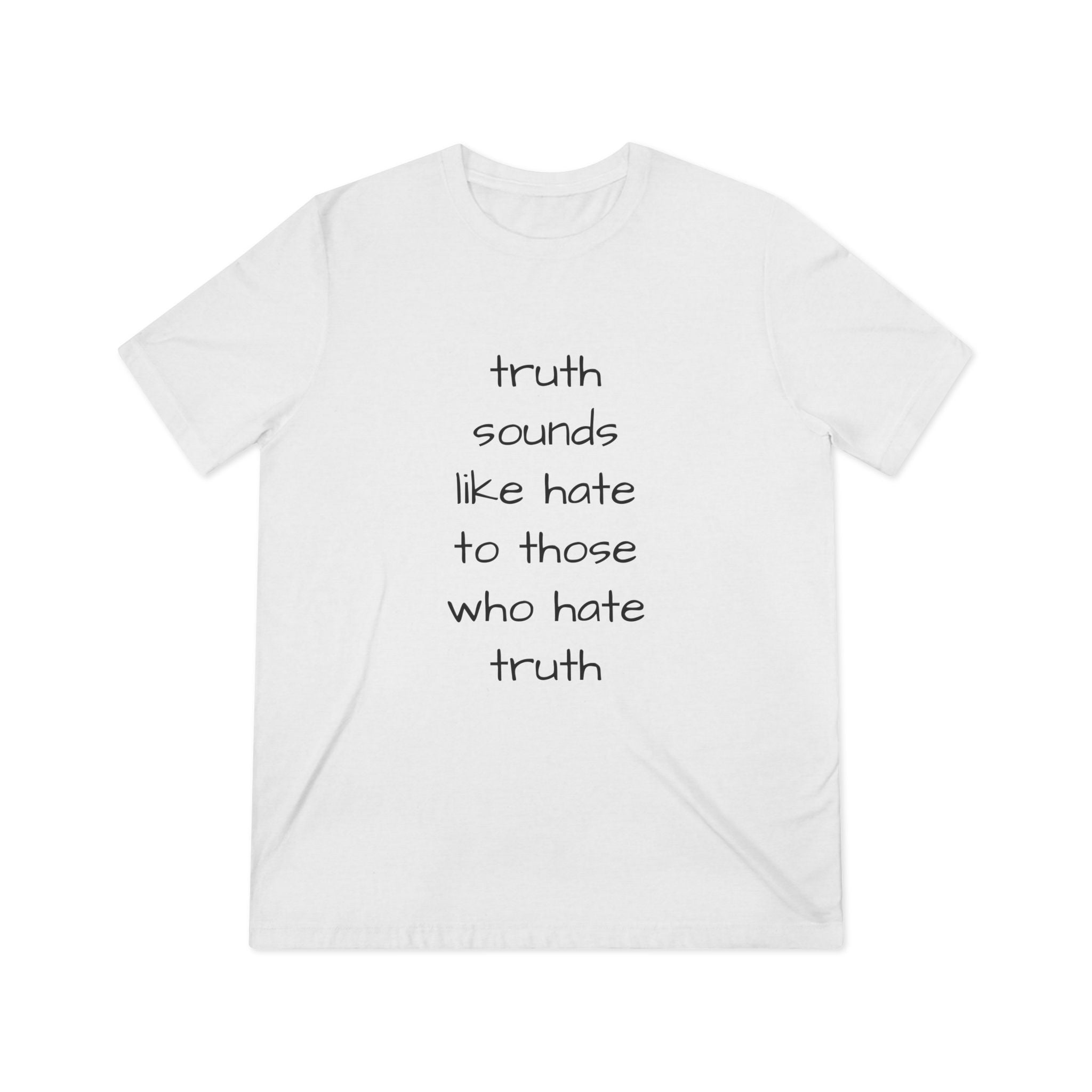 Truth Quotes Unisex Triblend Tee, Inspirational Graphic Tee, Philosophy T-Shirt, Think Deep Shirt, Wisdom Quote Top