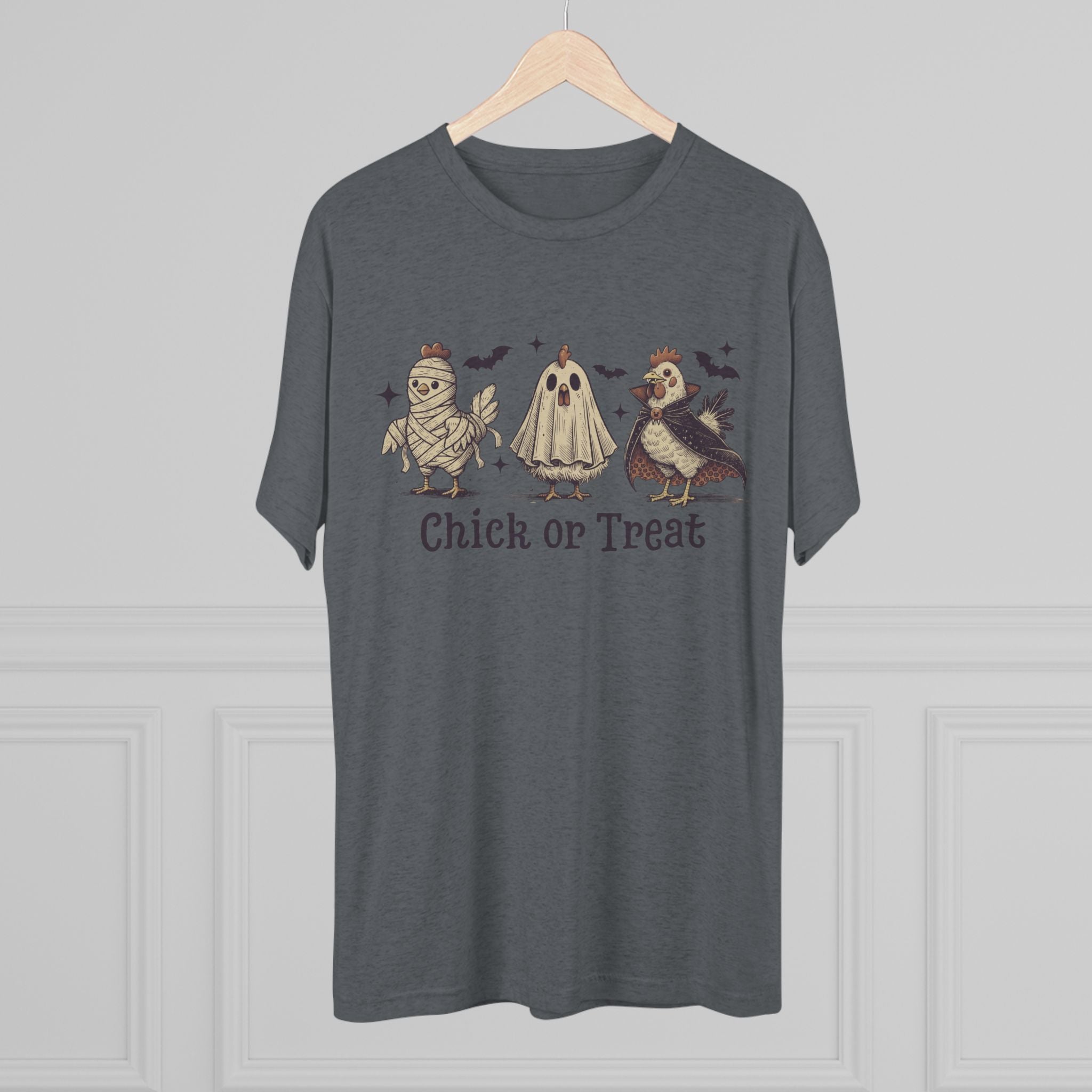 Halloween Crew Tee - Chick or Treat Unisex Tee, Spooky Shirt, Fall Fashion, Halloween Gift, Cute Costume Tee, Autumn Vibes