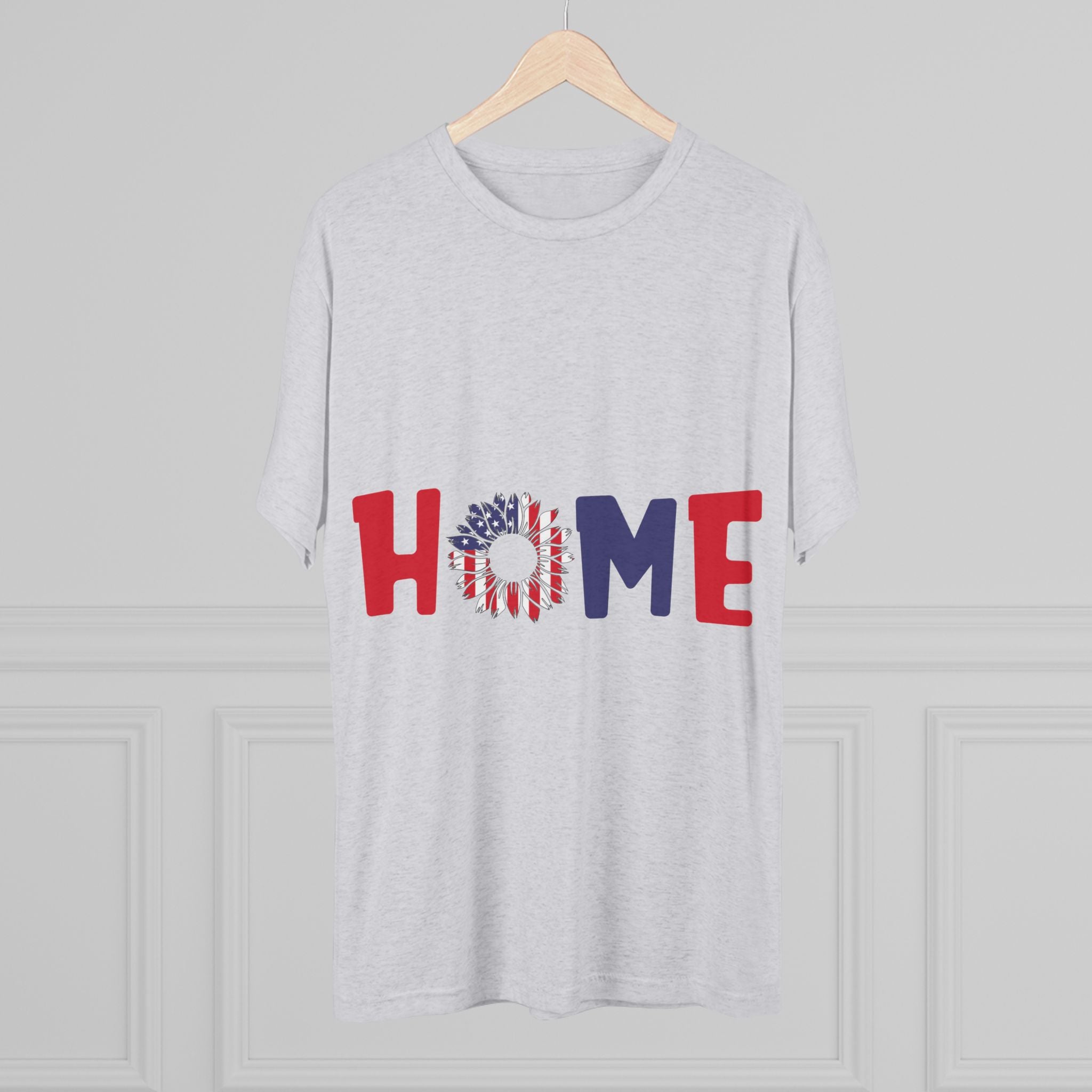 Graphic Tee Home in Red White and Blue Unisex Shirt