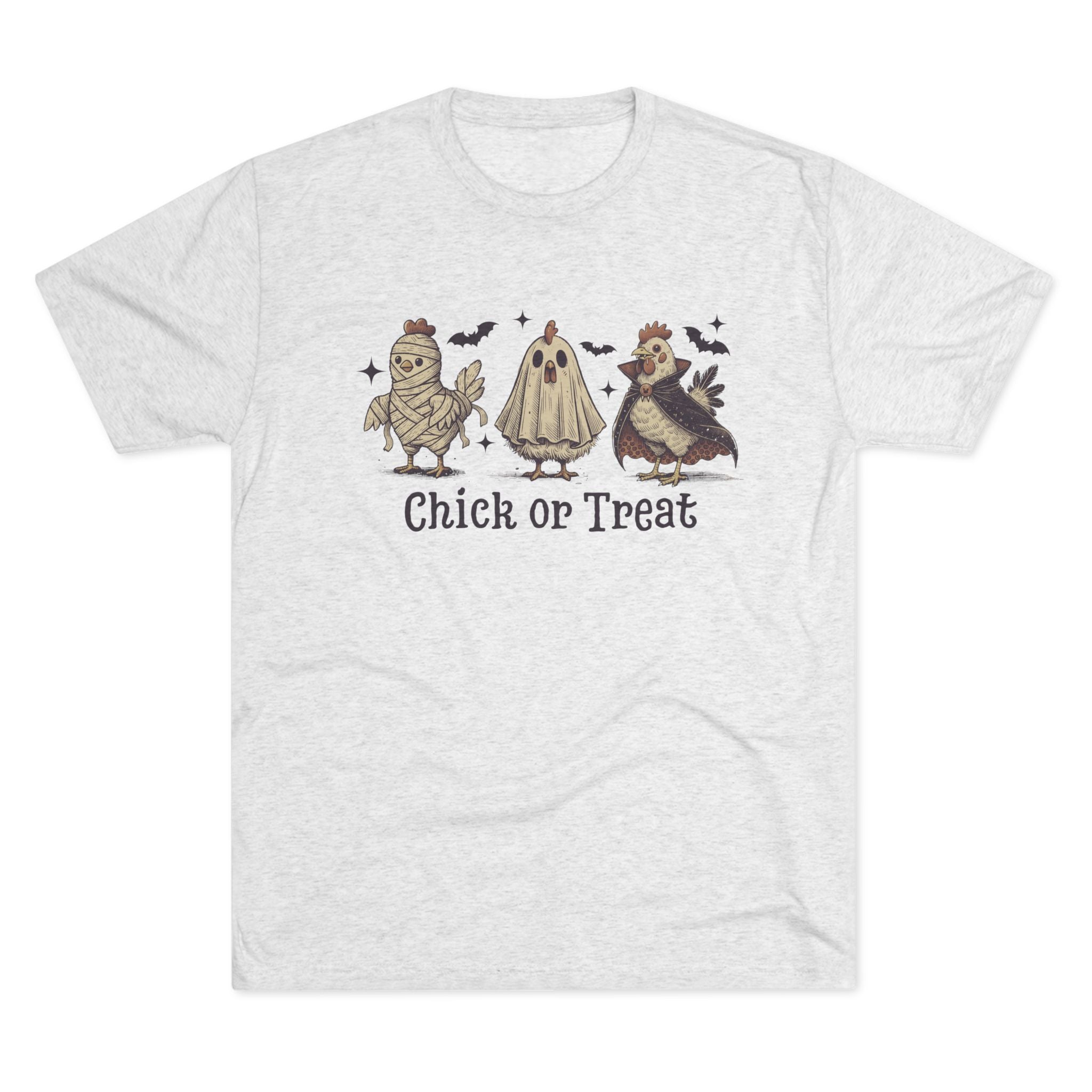 Halloween Crew Tee - Chick or Treat Unisex Tee, Spooky Shirt, Fall Fashion, Halloween Gift, Cute Costume Tee, Autumn Vibes